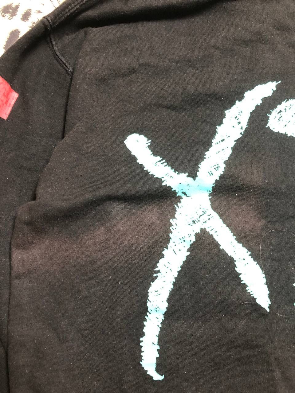 XO XO black hoodie vintage crazy Y2K big logo streetwear Size US M / EU 48-50 / 2 - 16 Thumbnail