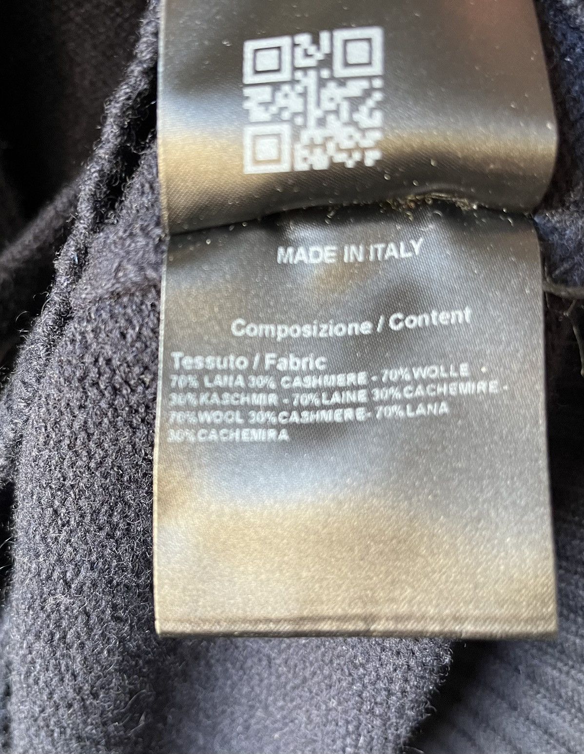 Calvin Klein 205W39NYC Calvin Klein by Raf Simons navy wool cashmere cardigan Size US S / EU 44-46 / 1 - 4 Thumbnail