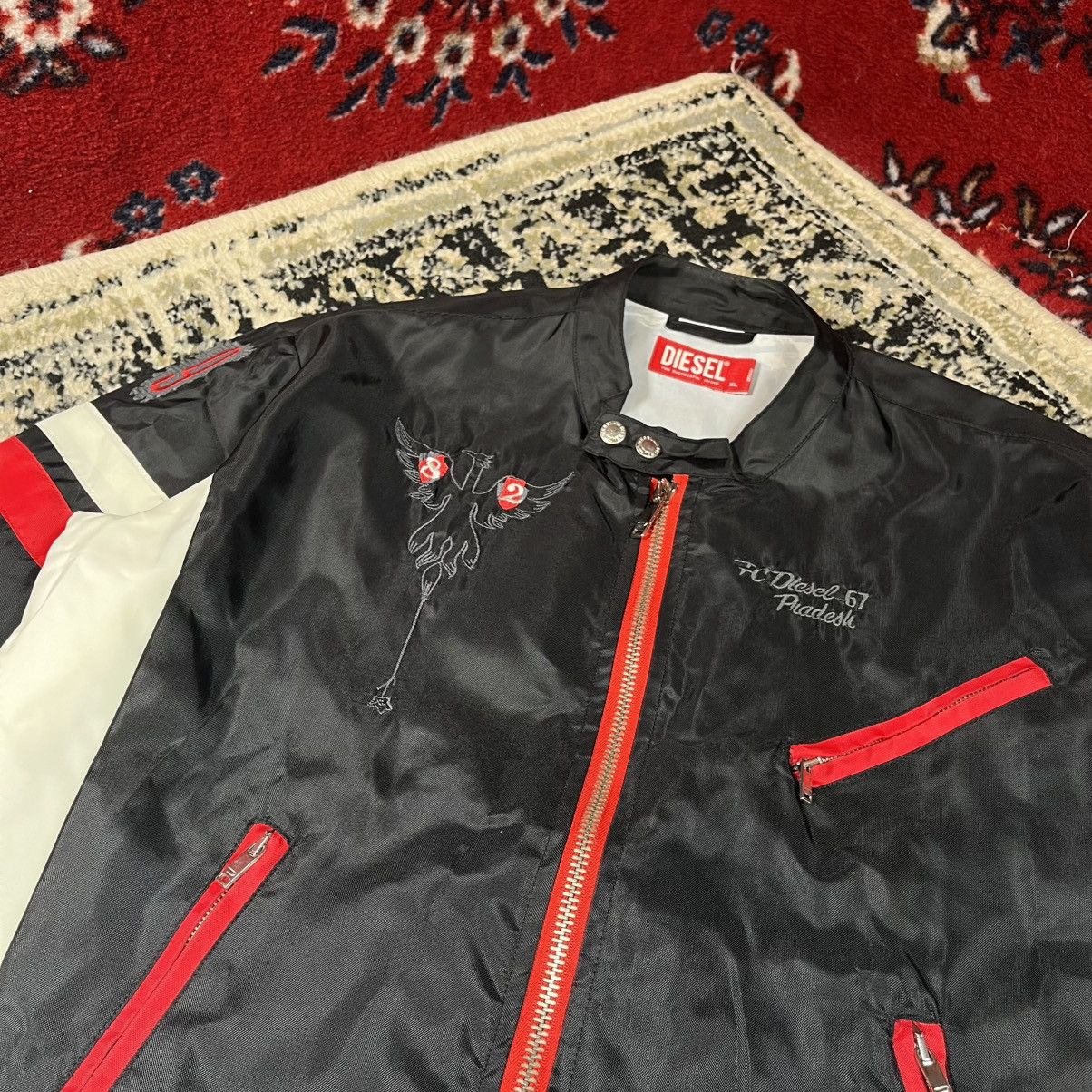Diesel Streetwear Y2K Sk8 Diesel FC Diesel 67 Vintage Racing Jacket Size US XL / EU 56 / 4 - 3 Thumbnail