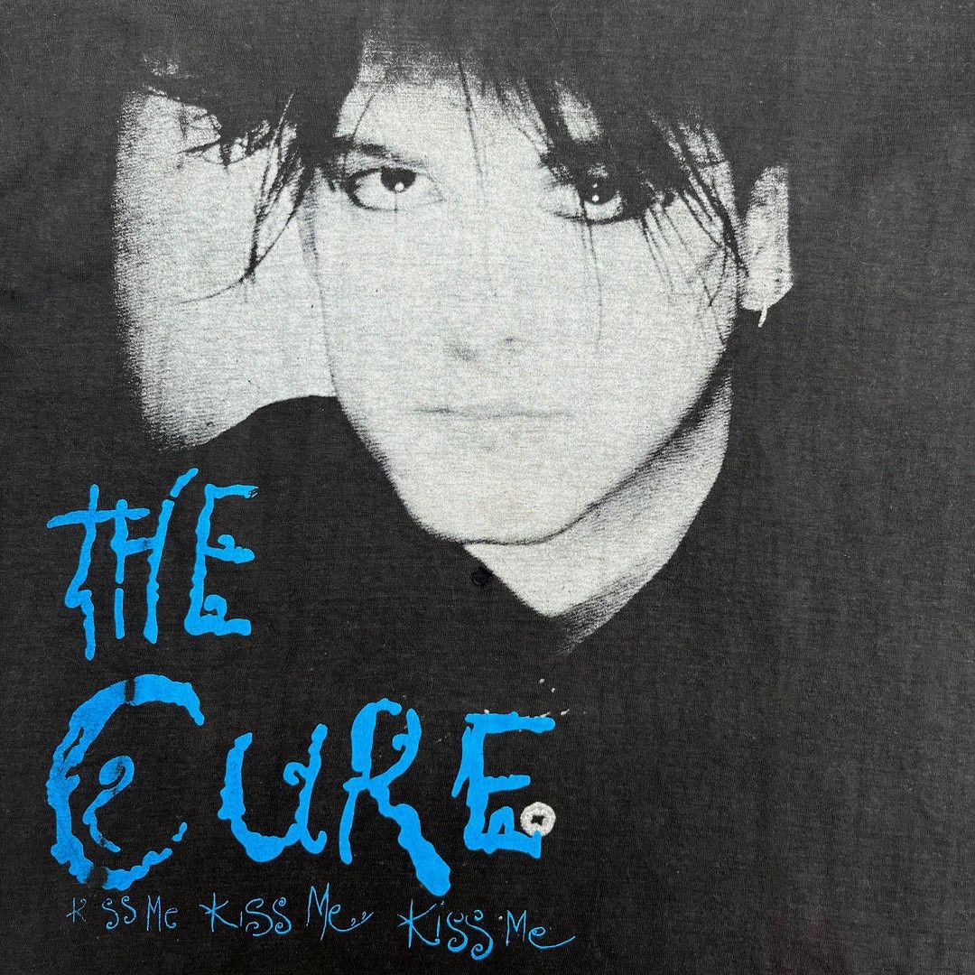 Band Tees The Cure 1990 90s Vintage Robert Smith Band Tour T-Shirt Size US L / EU 52-54 / 3 - 3 Thumbnail