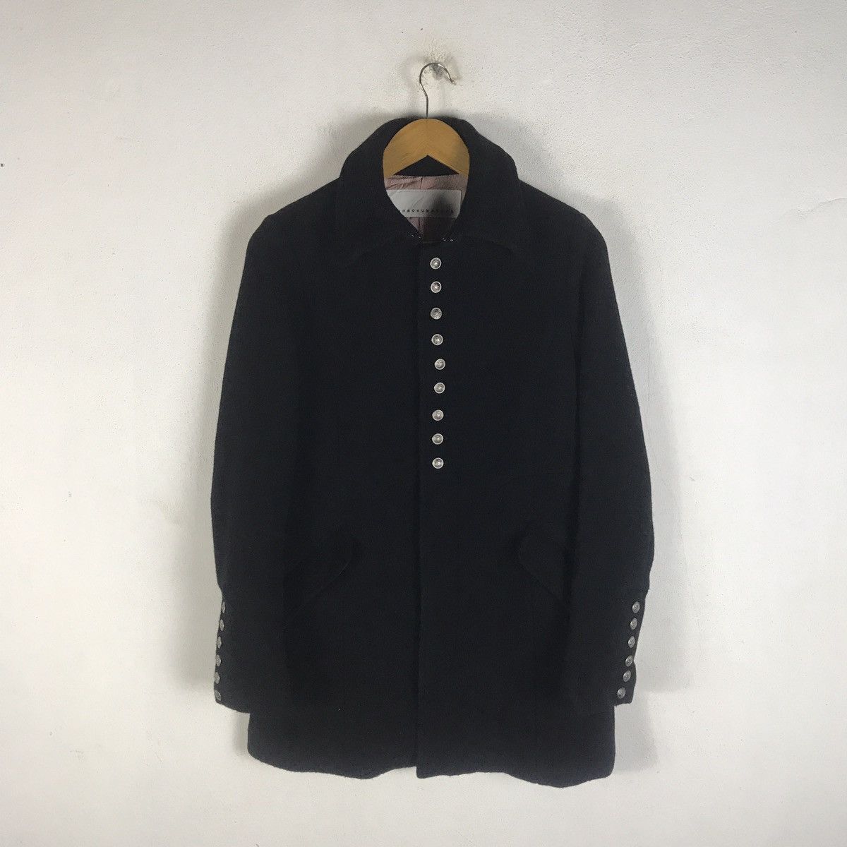 Issey Miyake Cyberpunk Archive Sunao Kuwahara Military Napoleon Wool Coat Size M / US 6-8 / IT 42-44 - 1 Thumbnail