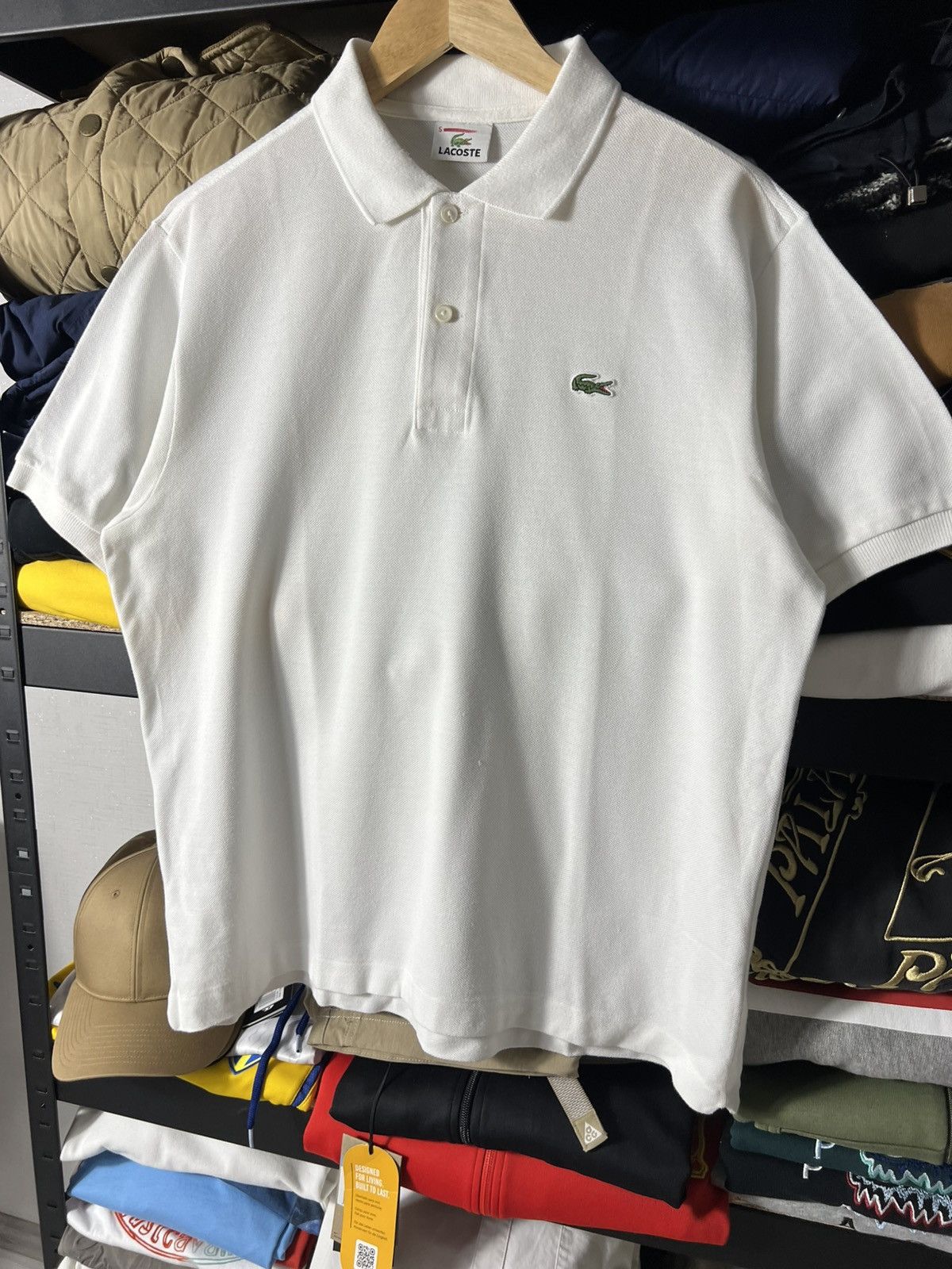 Lacoste 🔥 Lacoste Vintage Polo — White – Size 5 (L) Size US L / EU 52-54 / 3 - 4 Thumbnail