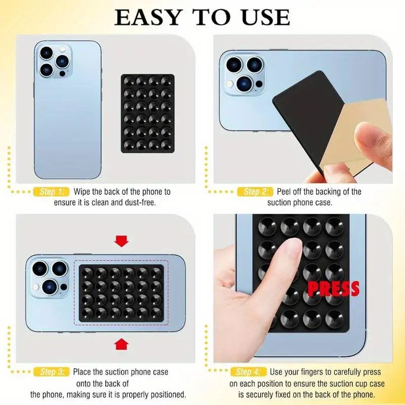 Other Silicone Suction Phone Holder Mat Multifunctional Wall Stand Size ONE SIZE - 5 Thumbnail