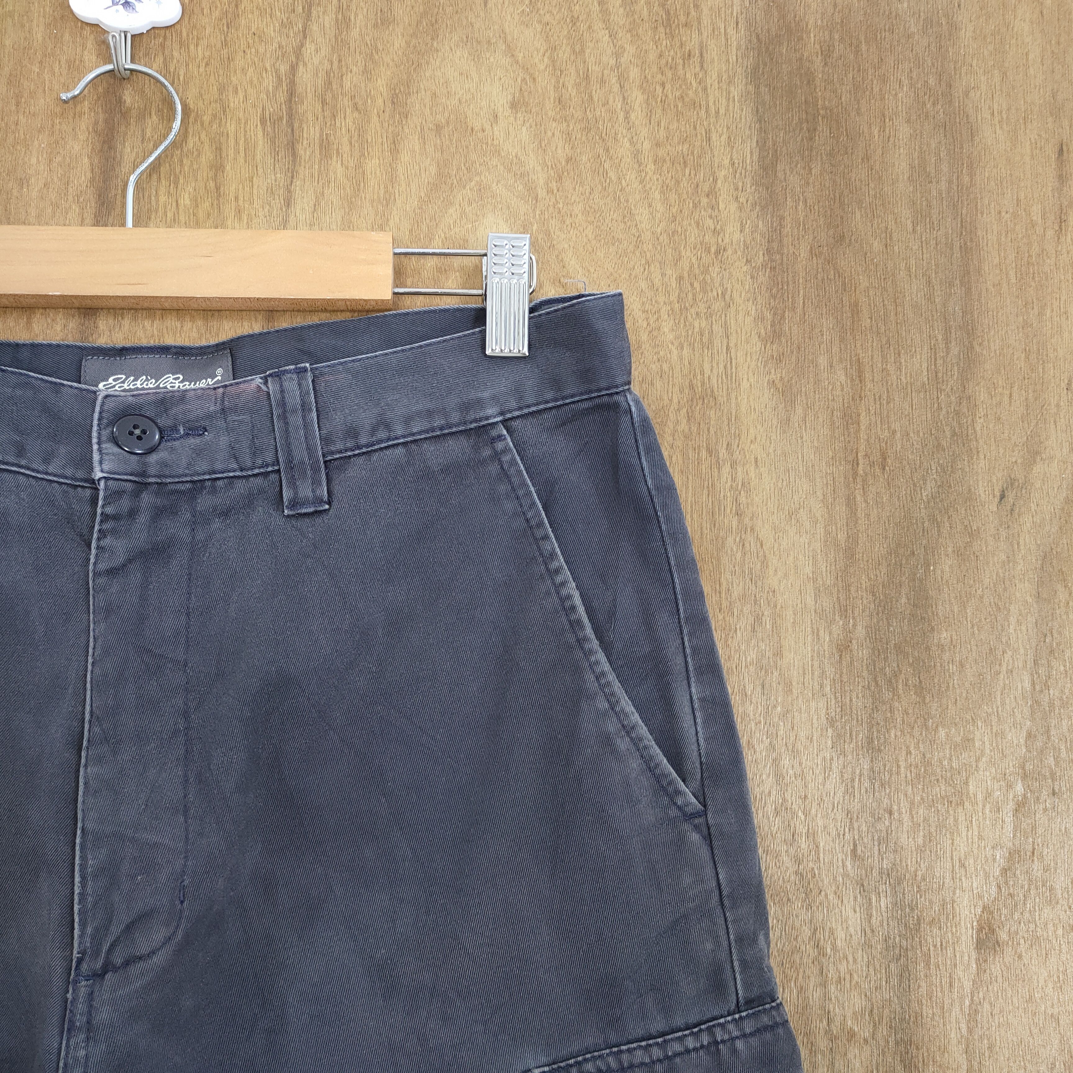 Eddie Bauer × Japanese Brand W30x30 VINTAGE EDDIE BAUER FADED BLUE CARGO PANTS Size US 30 / EU 46 - 7 Thumbnail