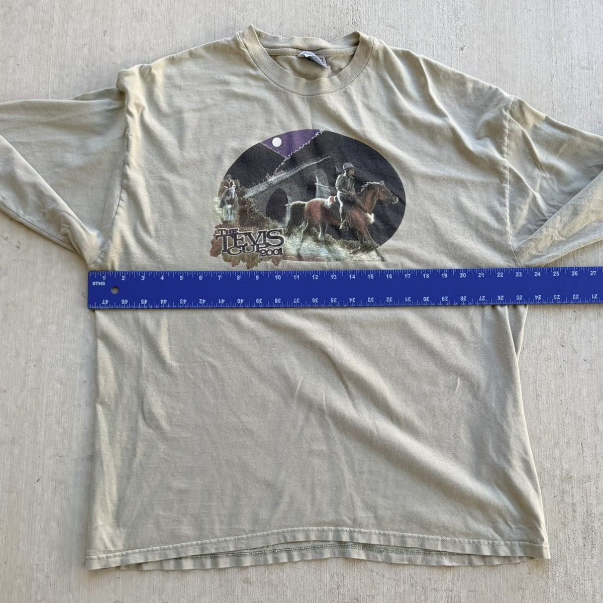 Hanes Vintage 2001 Tevis Cup T Shirt Size XL Equestrian Size US XL / EU 56 / 4 - 5 Thumbnail