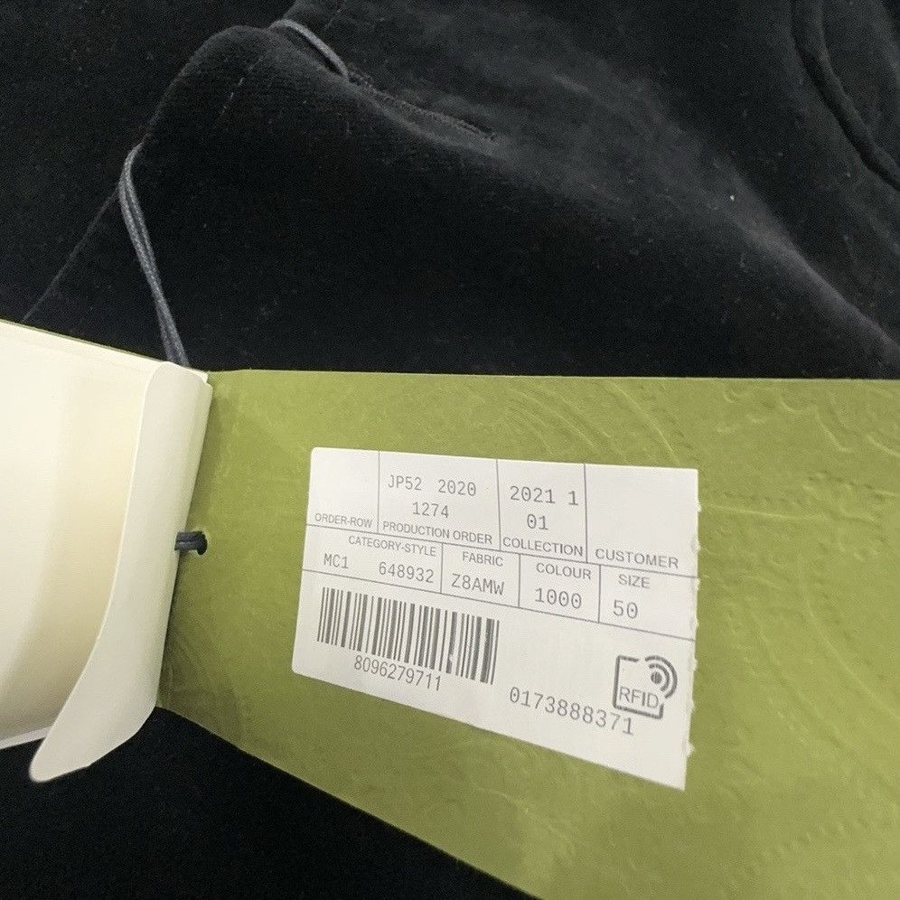 Gucci Gucci Velvet Single-breasted Blazer Size 50S - 3 Thumbnail