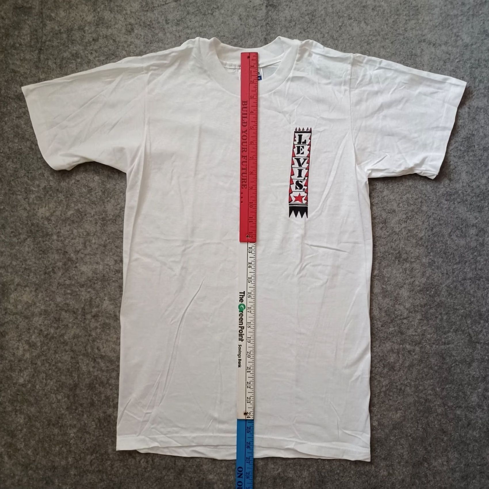 Levi's VINTAGE Levi's T Shirt Mens Small White Logo Short Sleeve Casual Throwback USA Mens Size US S / EU 44-46 / 1 - 7 Thumbnail