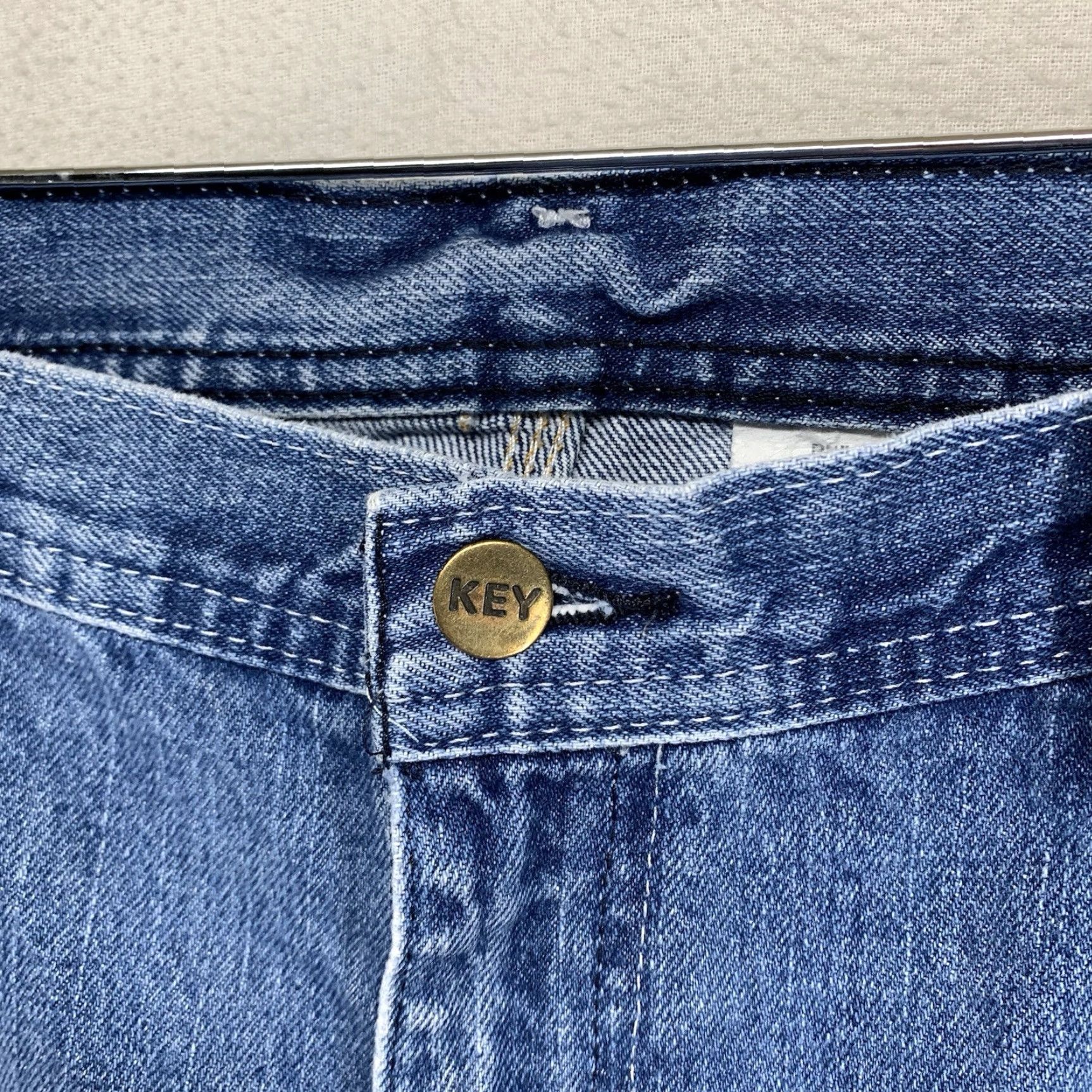 Vintage VINTAGE Key Mens Jeans Carpenter Denim 40 x 30 Straight 90s USA Blue Size US 40 / EU 56 - 7 Thumbnail