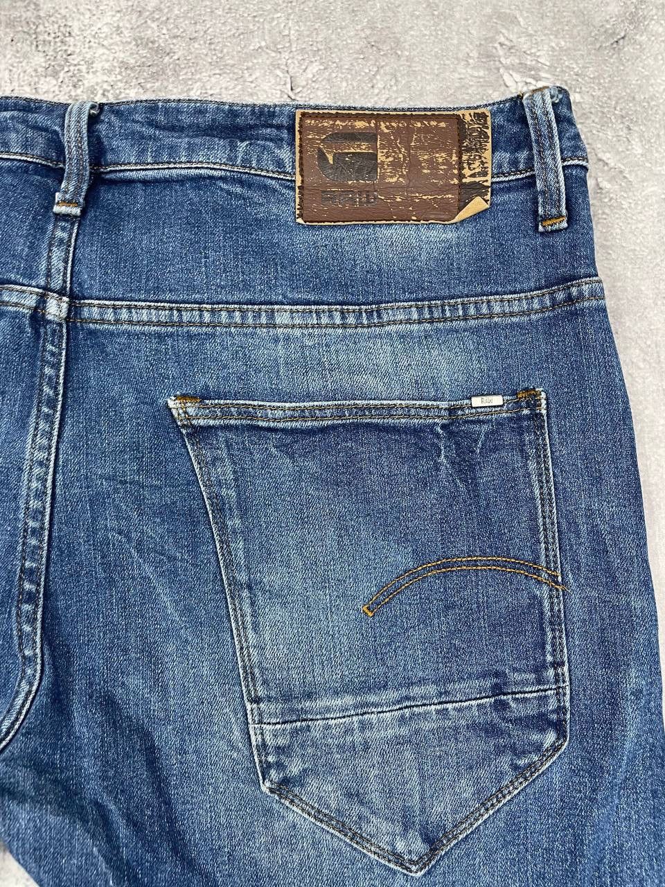 G-Star G-Star RAW Men 3301 Slim Jeans Denim Vintage Blue Size W36 Size US 36 / EU 52 - 4 Thumbnail