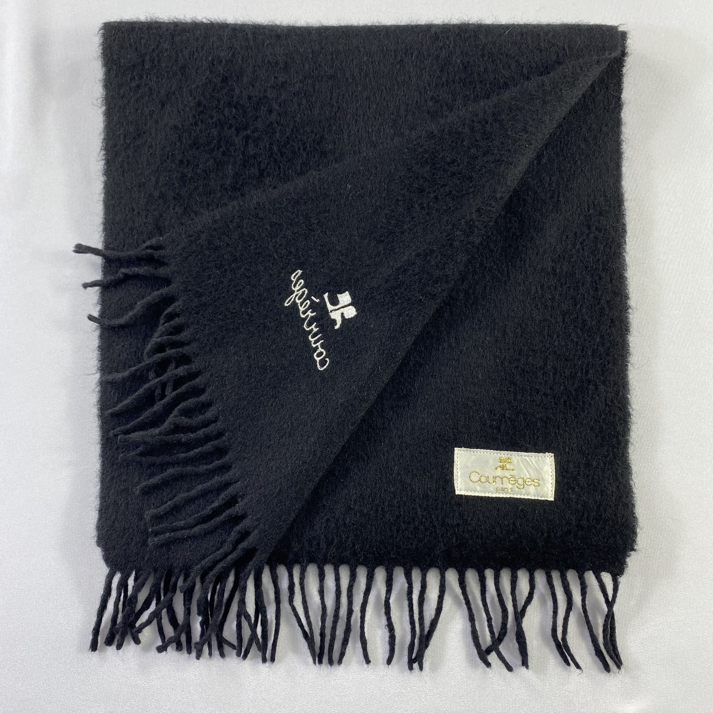 Courreges Courreges Scarf Neck Wrap Plain Muffler Size ONE SIZE - 5 Thumbnail