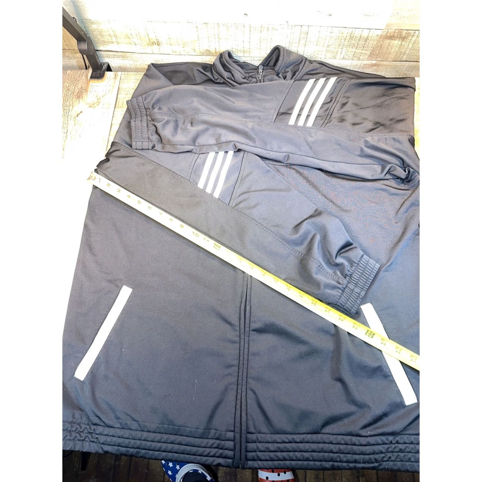 Adidas VINTAGE? No. (Remove) Men’s Adidas track jacket 2XL black Adidas Track Jacket Men 2XL Black Activewear Jacket Mens Size US XXL / EU 58 / 5 - 5 Thumbnail