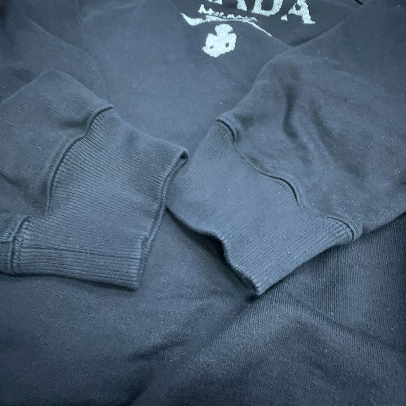 Prada Prada FW21 Logo Black Sweatshirt for Men and Women Size US XL / EU 56 / 4 - 1 Thumbnail