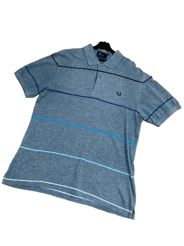 Fred Perry Fred Perry Striped 100% Cotton Polo Size M Size US M / EU 48-50 / 2 - 1 Thumbnail