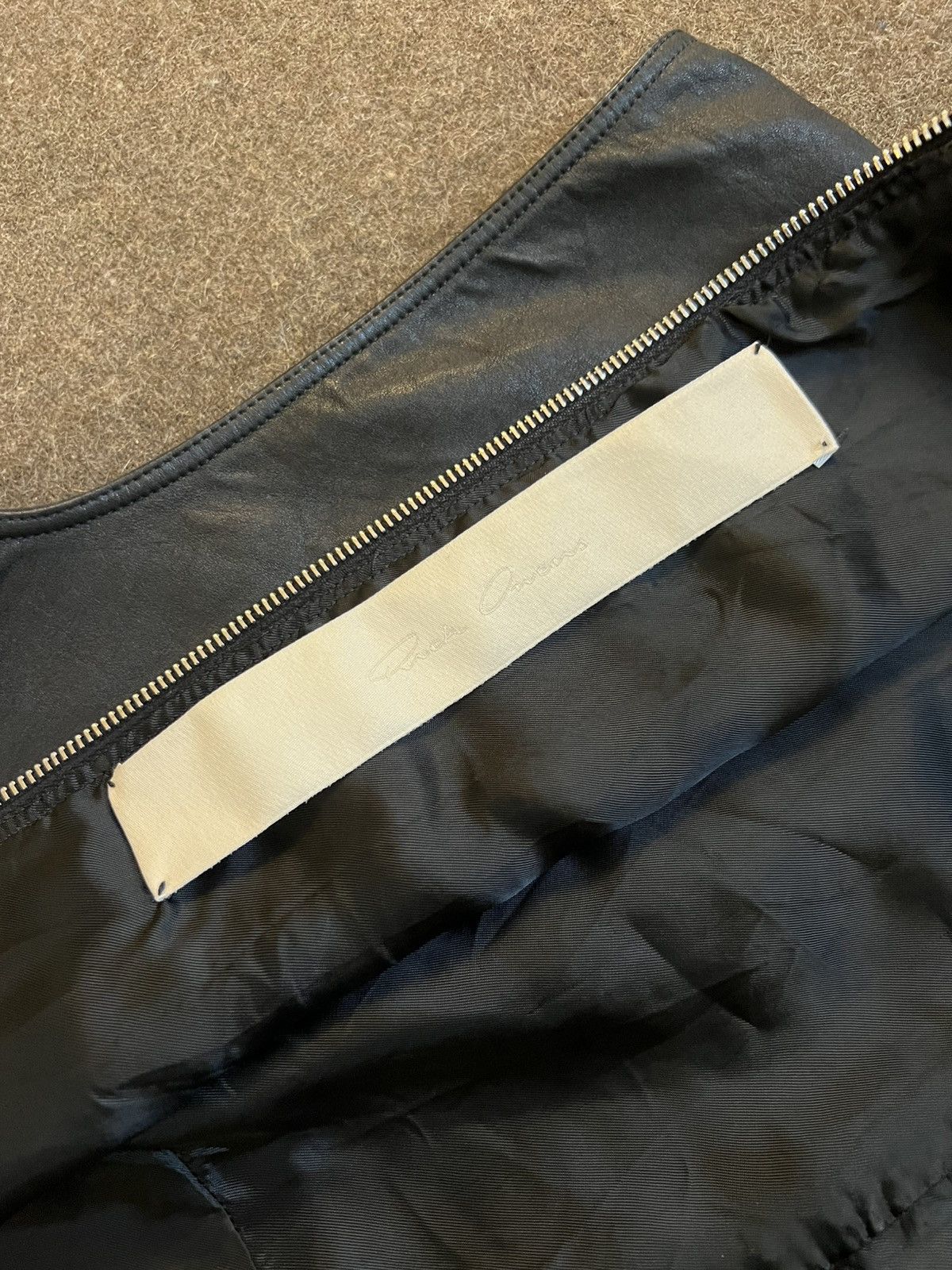 Rick Owens Rick Owens SS14 Leather Tunic Size US S / EU 44-46 / 1 - 9 Thumbnail