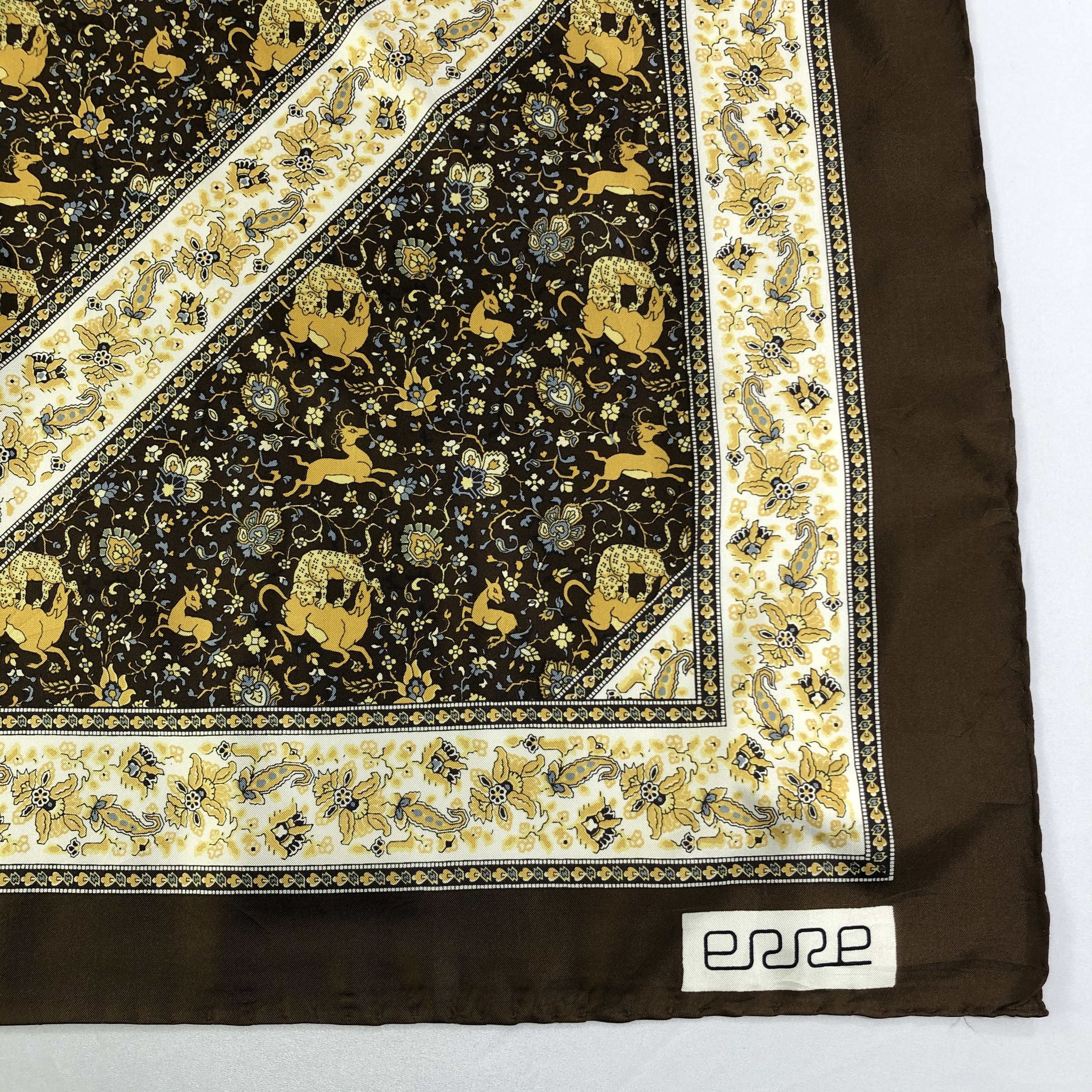 Vintage Vintage Silk Scarf Size ONE SIZE - 4 Thumbnail