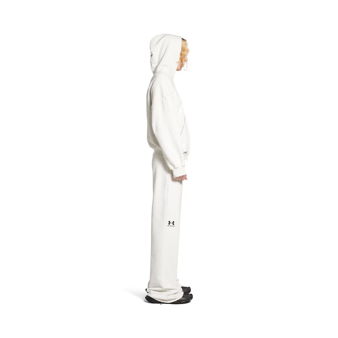 Balenciaga × Under Armour o1bcso1str0525 Under Armour® Zip-Up Hoodie Regular Fit White Size S / US 4 / IT 40 - 2 Thumbnail