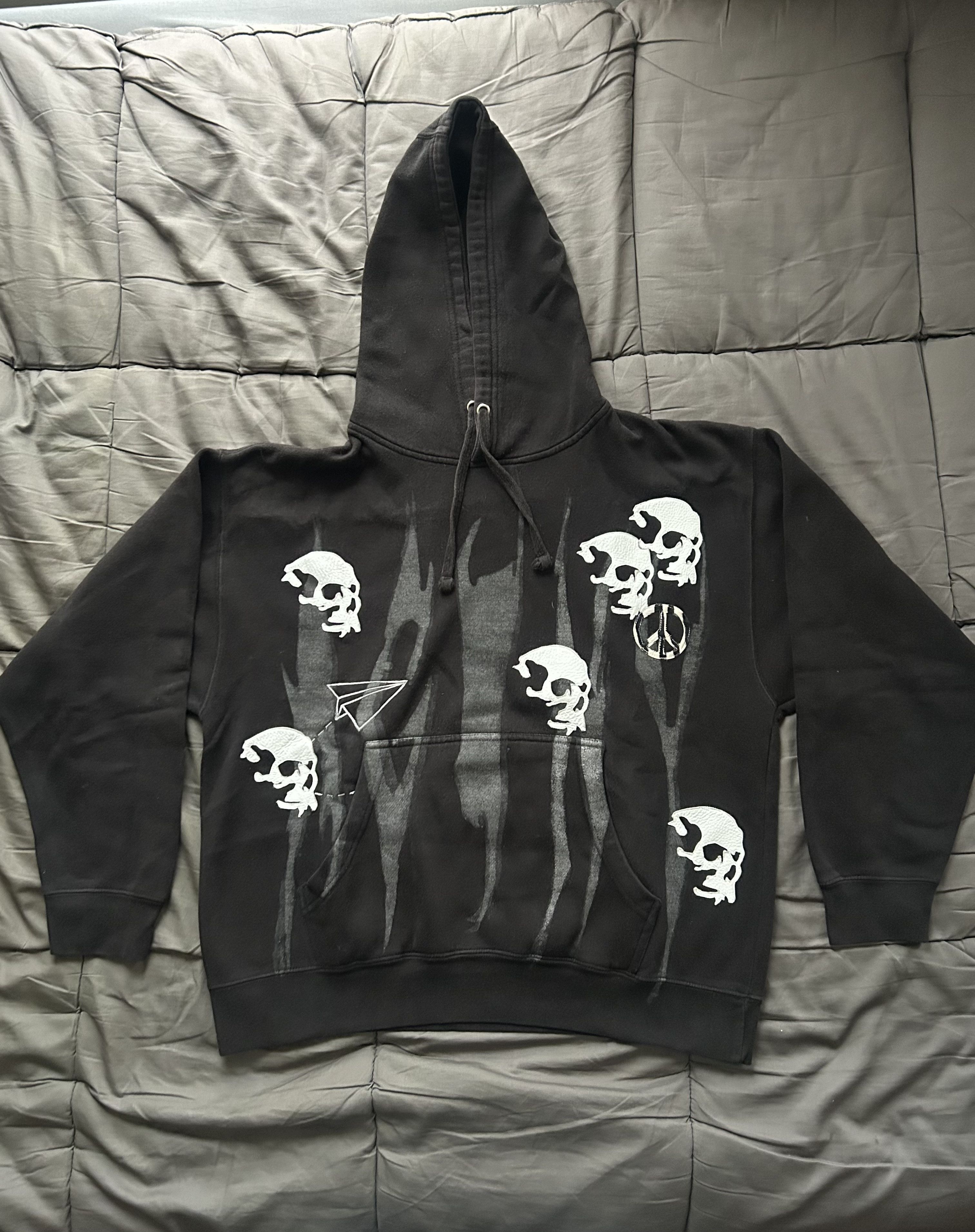 BV By Bodega Agony 1/1 Patched Hooded Sweatshirt Size US L / EU 52-54 / 3 - 1 Thumbnail