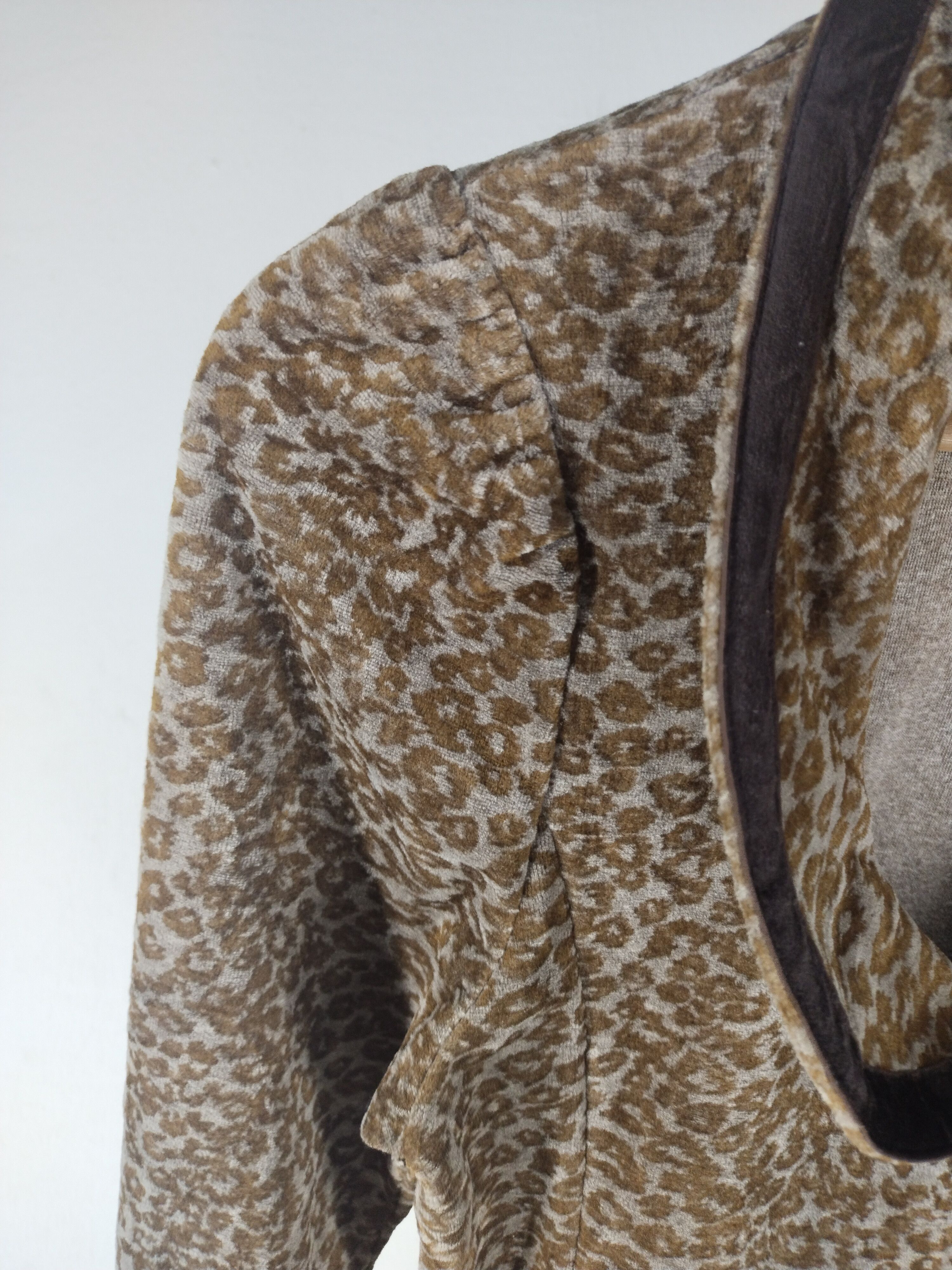 Hysteric Glamour Hysteric Vtg Tiger Dress Jacket Star Acrylic BRW Leopard Size S / US 4 / IT 40 - 7 Thumbnail