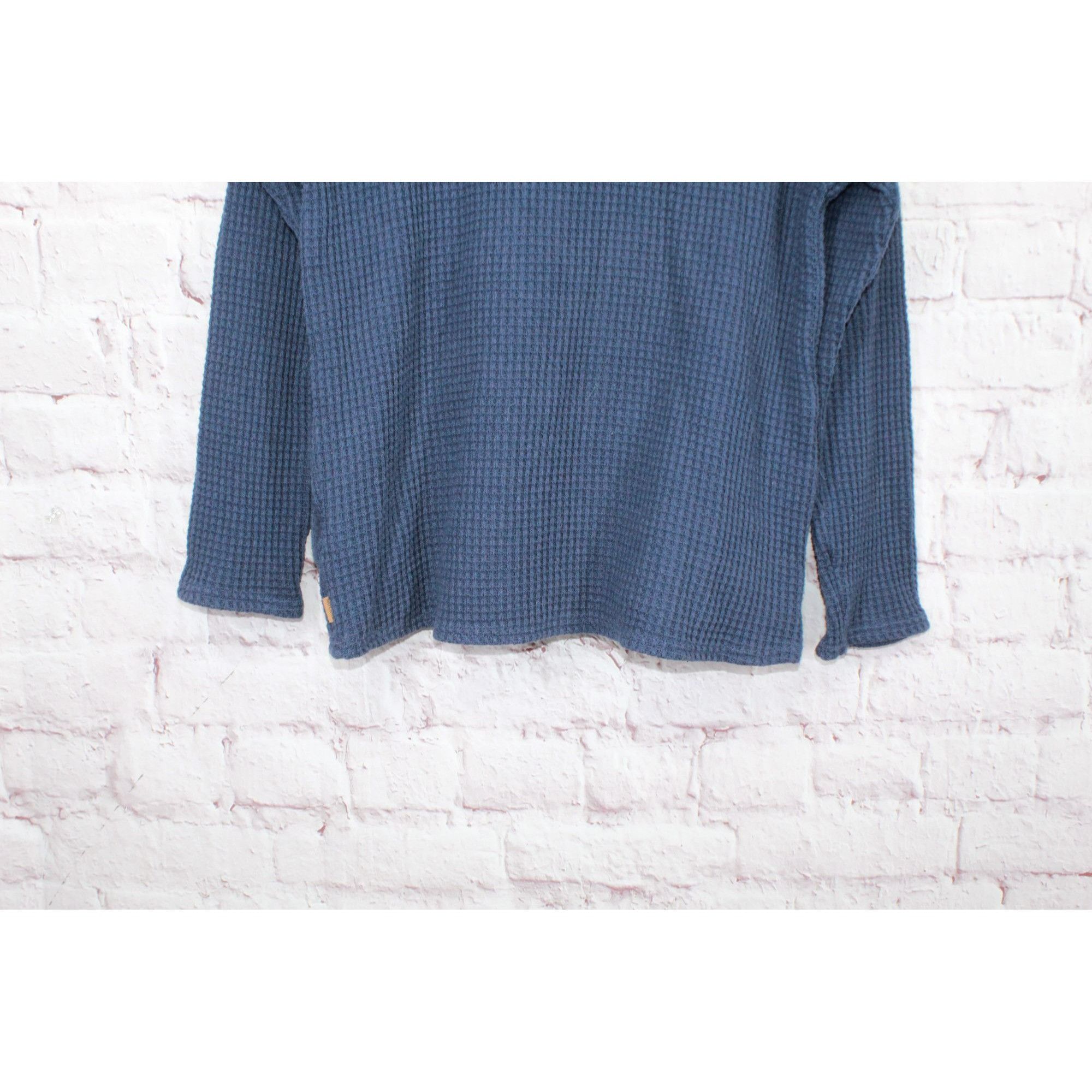 Burton Burton Women's Cowl Neck Waffle Top Cotton Size M / US 6-8 / IT 42-44 - 5 Thumbnail