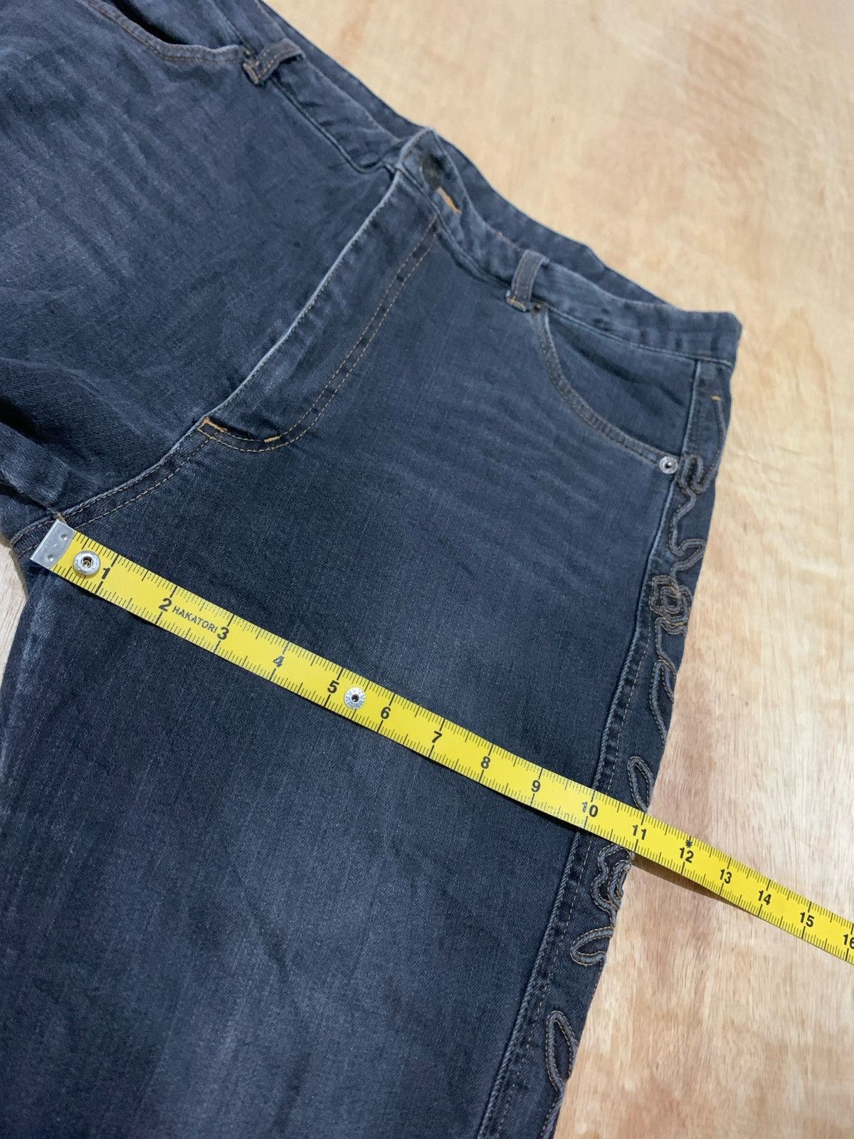 If Six Was Nine × Japanese Brand × Tornado Mart Flare Browdwin Jeans side Flowes Bootcut Size US 33 - 9 Thumbnail