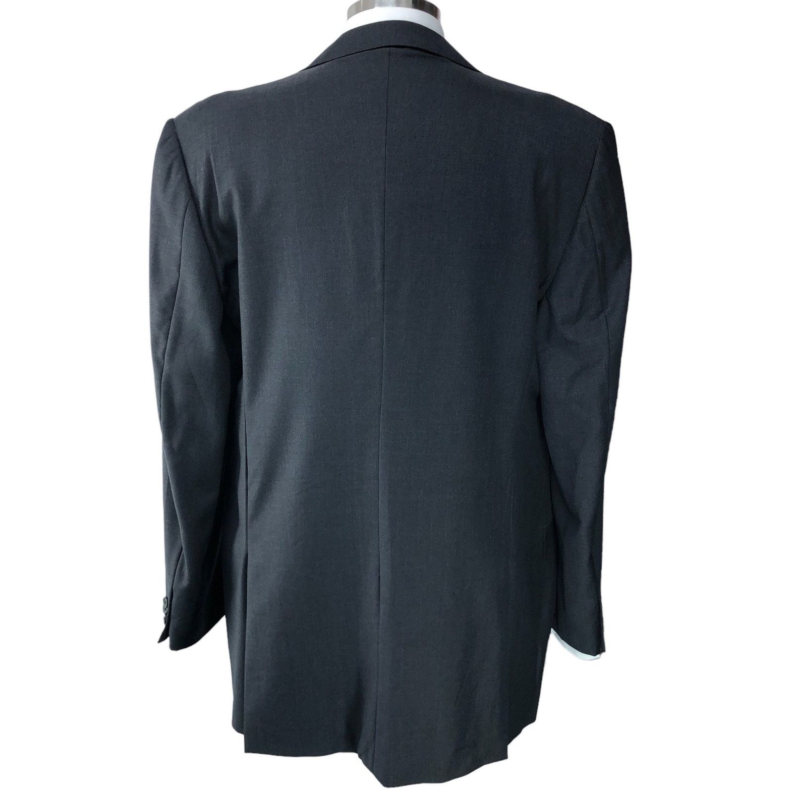 Ermenegildo Zegna Ermenegildo Zegna Mens Size 44L Sportcoat Jacket Blazer Gray Size 44L - 8 Thumbnail