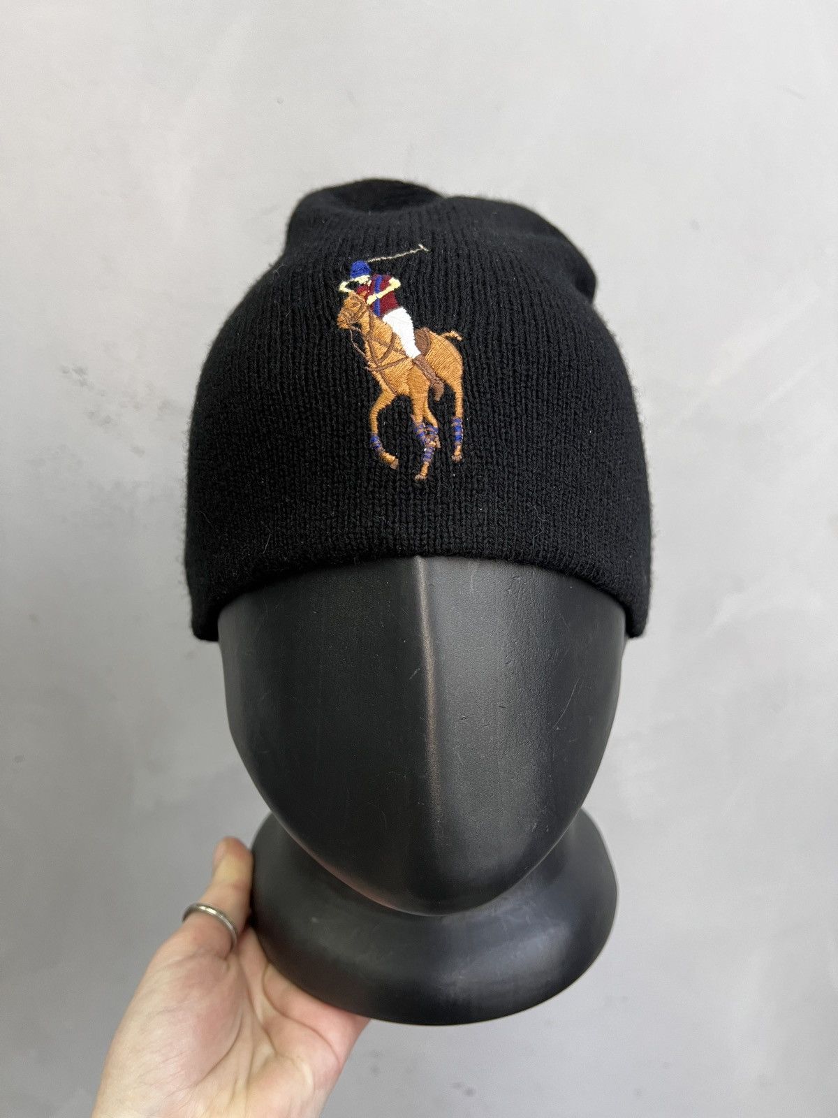 Polo Ralph Lauren Polo Ralph Lauren black big pony hat cap Size ONE SIZE - 1 Thumbnail
