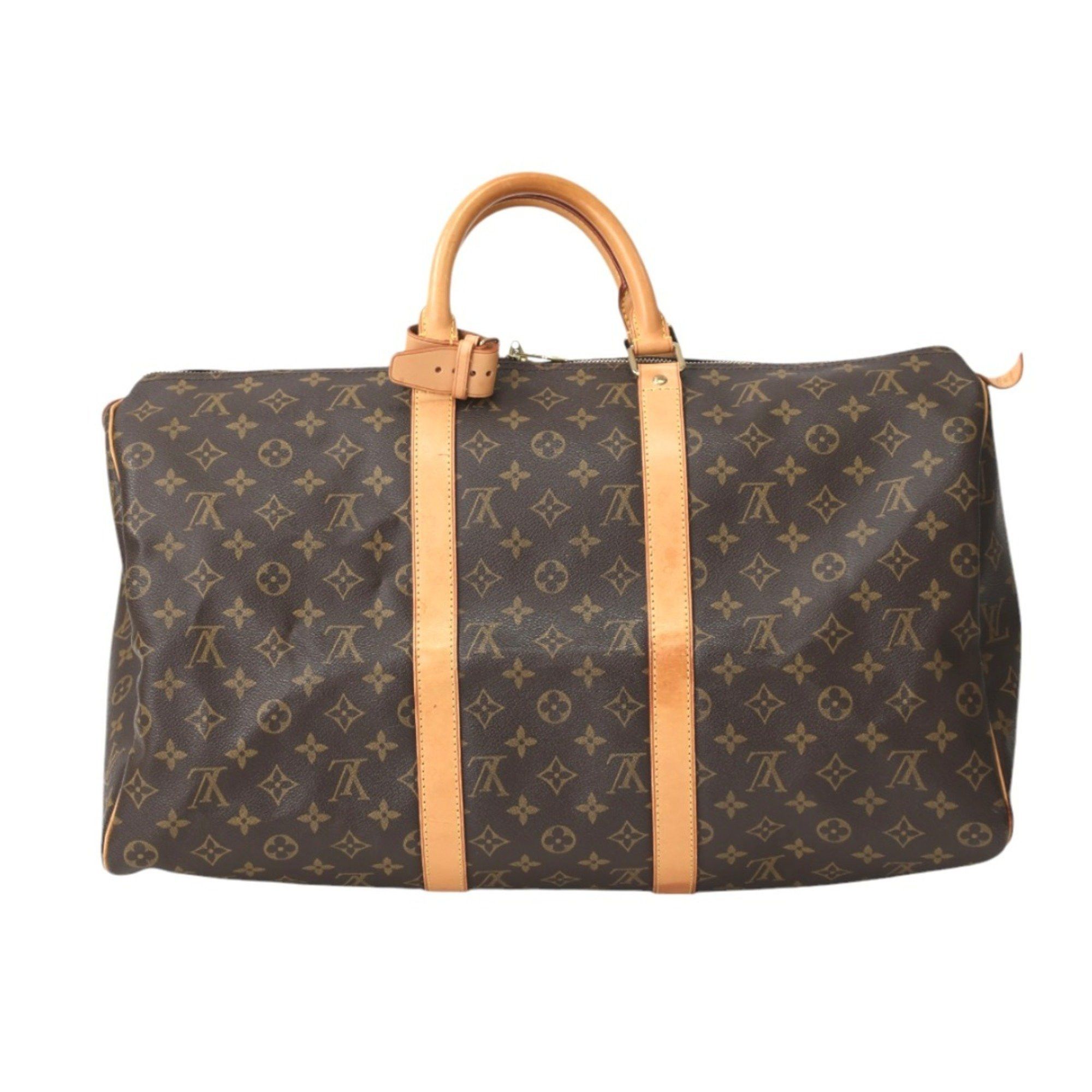 Louis Vuitton Boston bag Travel Monogram Discontinued product Keepall 50 canvas M41426 Brown
