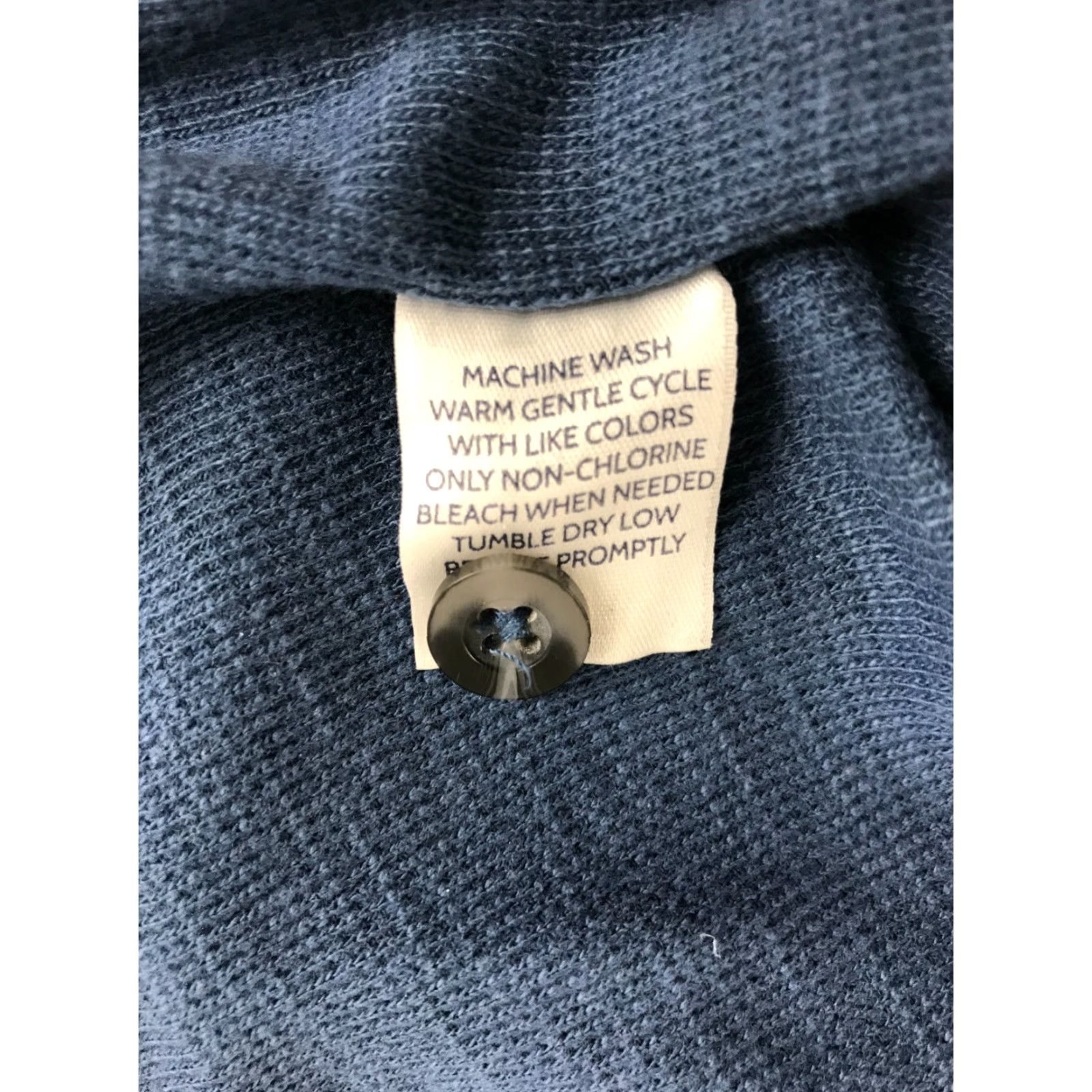 Vintage Northcrest Shirt Men's XL Blue Round Henley Long Sleeve Close Knit T-Shirt Size US XL / EU 56 / 4 - 7 Thumbnail