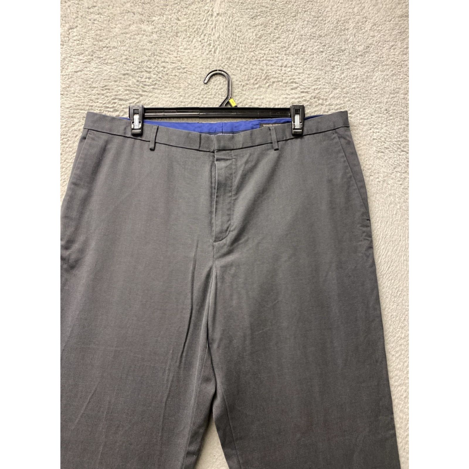 Banana Republic BANANA REPUBLIC Chino Pants Mens 40x32 Gray Slim Straight Size US 40 / EU 56 - 2 Thumbnail