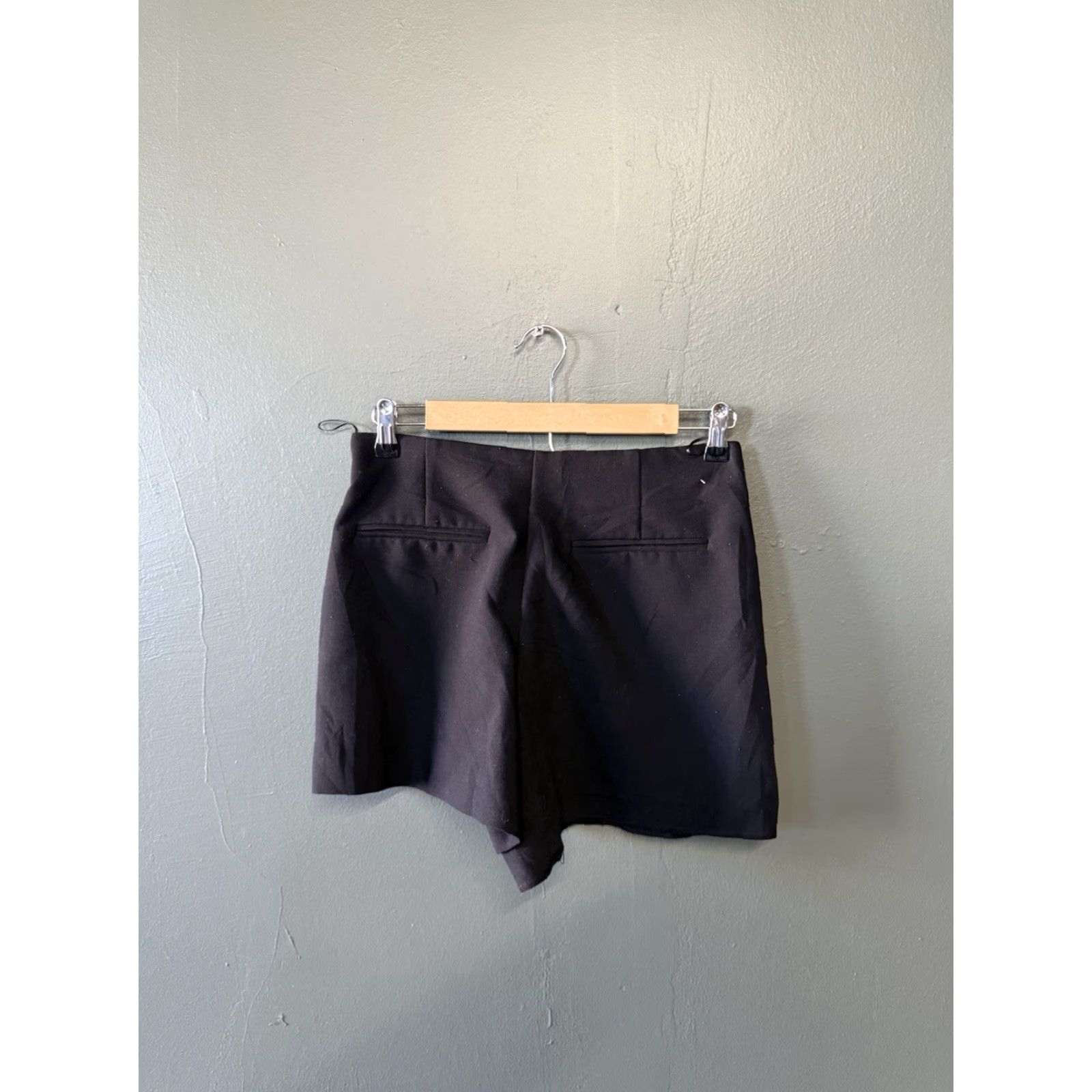 Zara Zara Black Womens Business Shorts Short M Medium Chino Regular Size Zara Women Virtue? Size 32" / US 10 / IT 46 - 2 Thumbnail