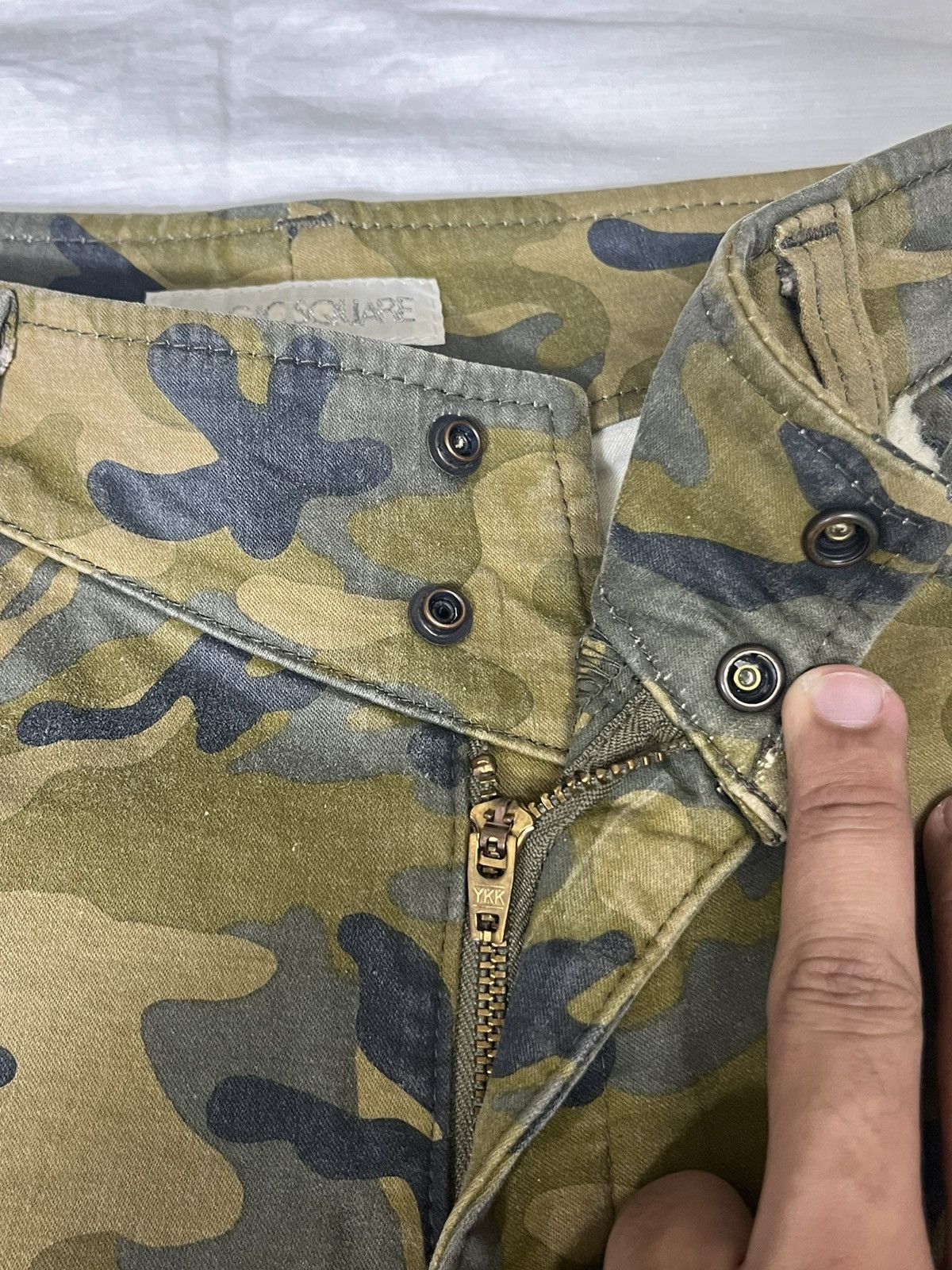If Six Was Nine × Japanese Brand 26" Magic Square Army Camo Design Bootcut Pants Size 26" / US 2 / IT 38 - 8 Thumbnail