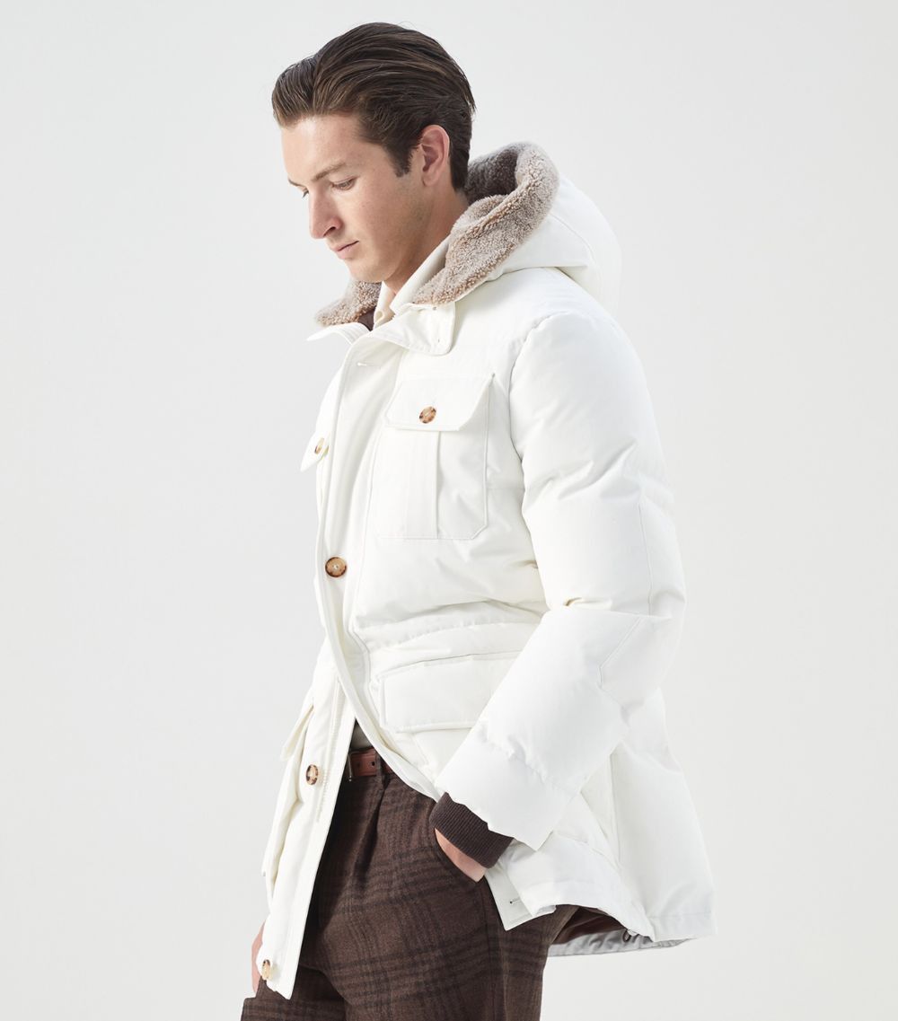 Brunello Cucinelli Jacket in White Size US XXL / EU 58 / 5 - 1 Thumbnail