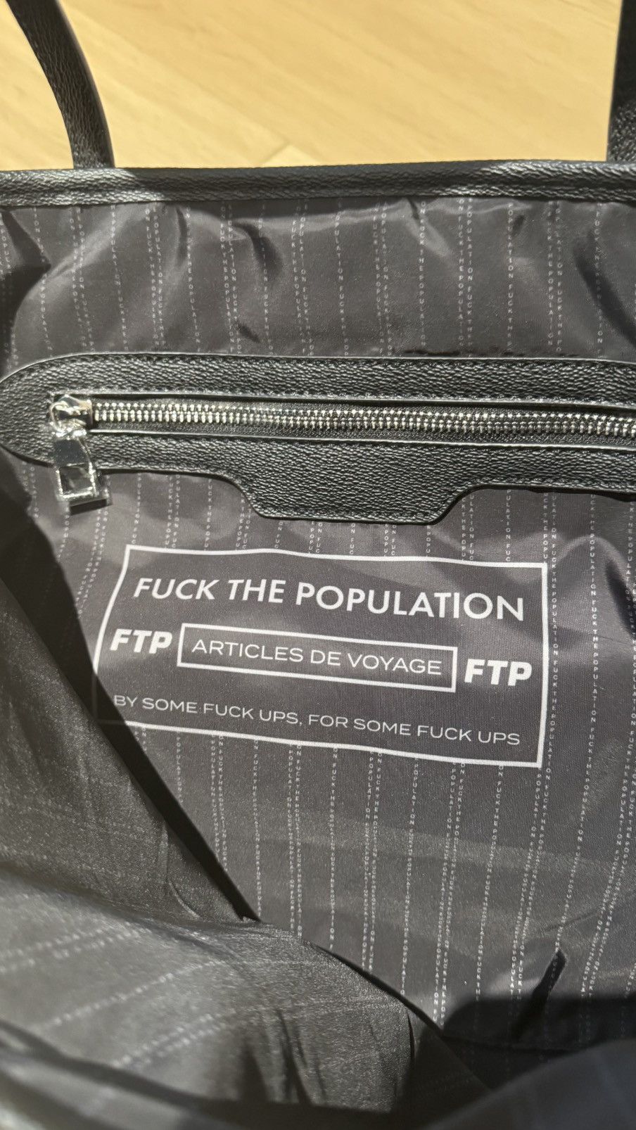 Fuck The Population Fuck The Population FTP Louis Vuitton tote bag handbag Size ONE SIZE - 6 Thumbnail