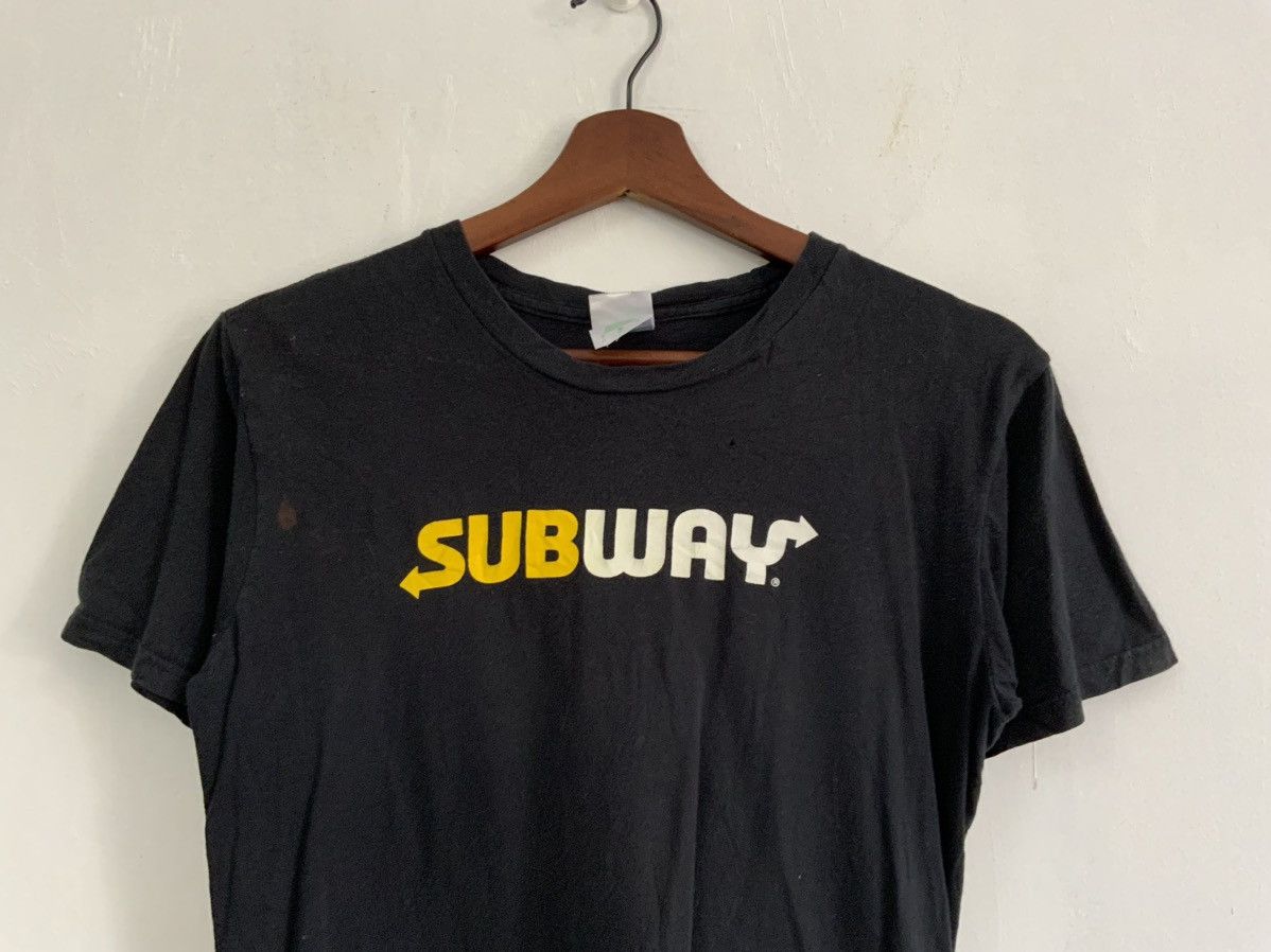 Japanese Brand Subway Black Tee Size US S / EU 44-46 / 1 - 3 Thumbnail