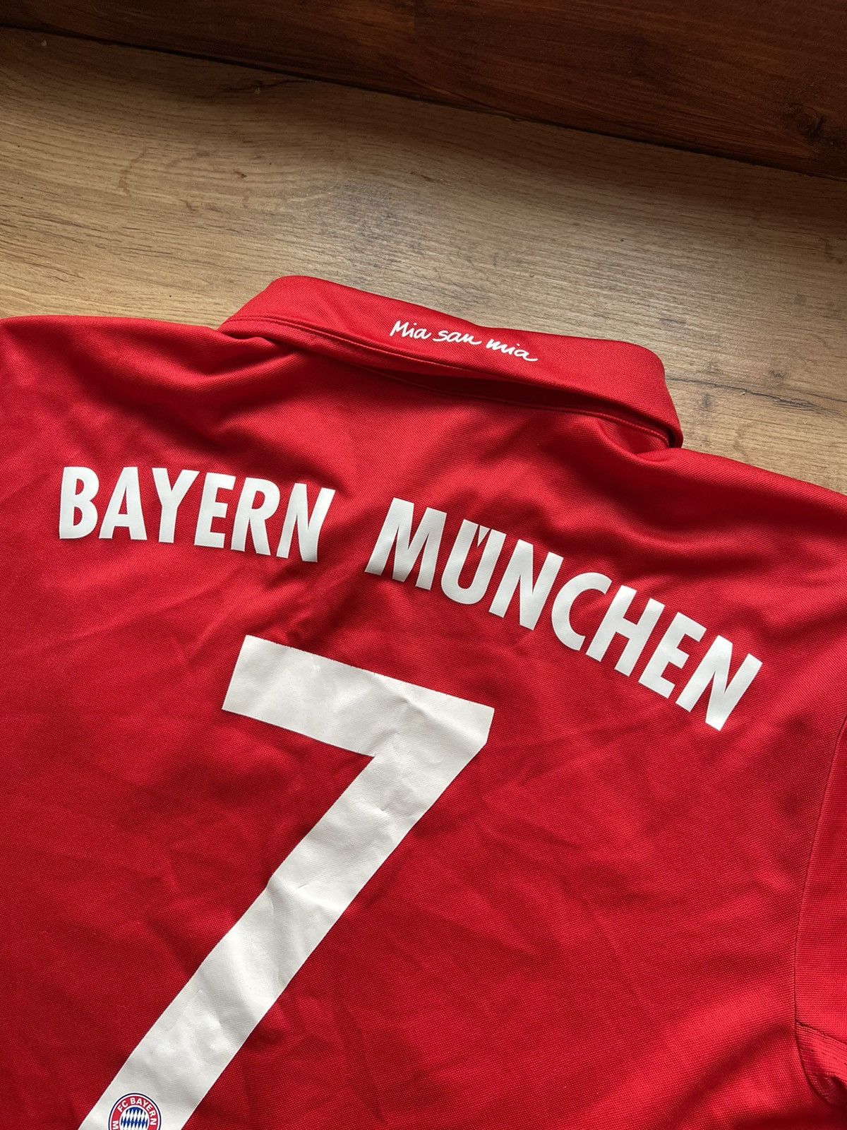 Adidas 2016 Adidas Bayern Munich #7 Ribery red soccer jersey Size US M / EU 48-50 / 2 - 4 Thumbnail