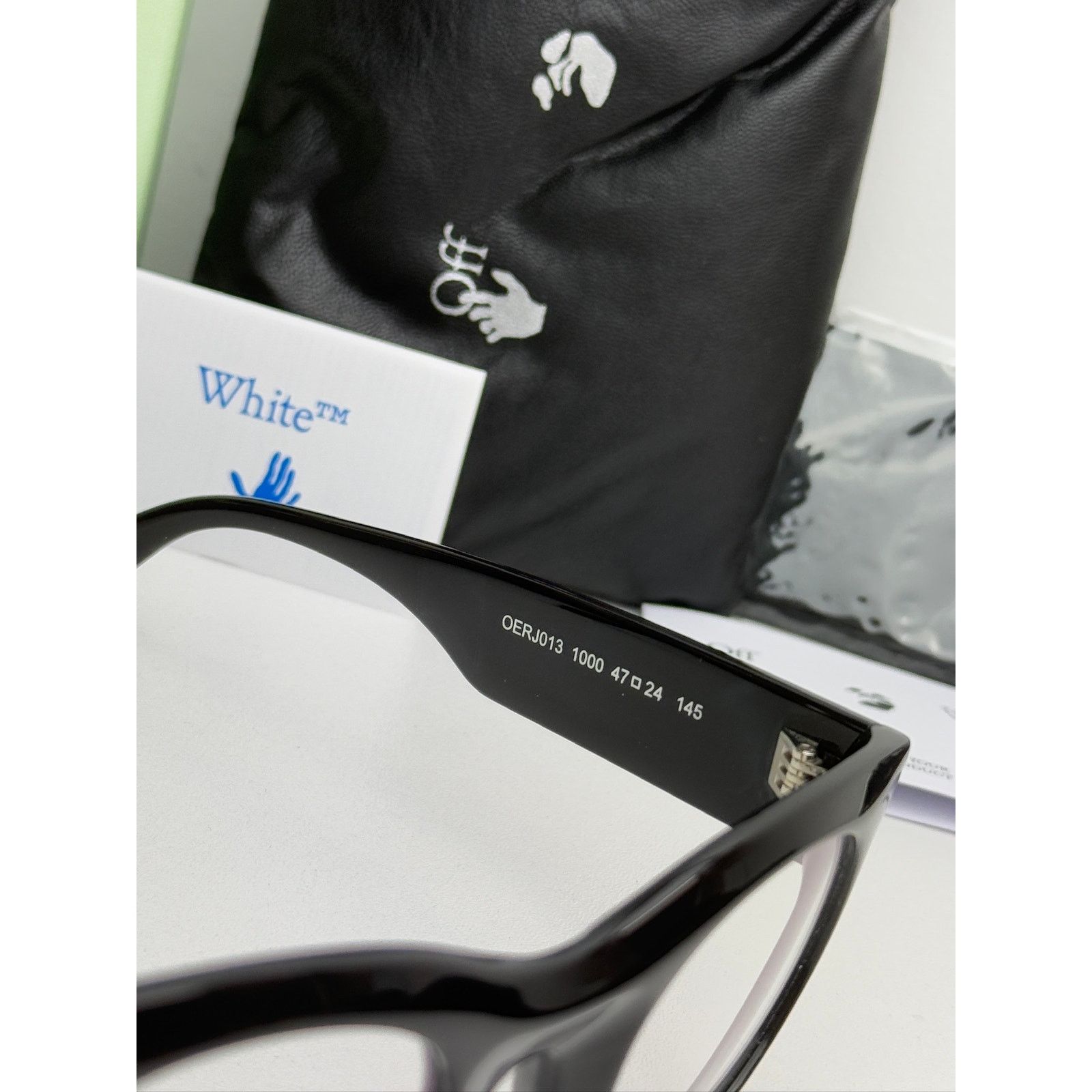 Off-White NEW Off White Style 13 Black Bluelight Eyeglasses Frames Size ONE SIZE - 6 Thumbnail