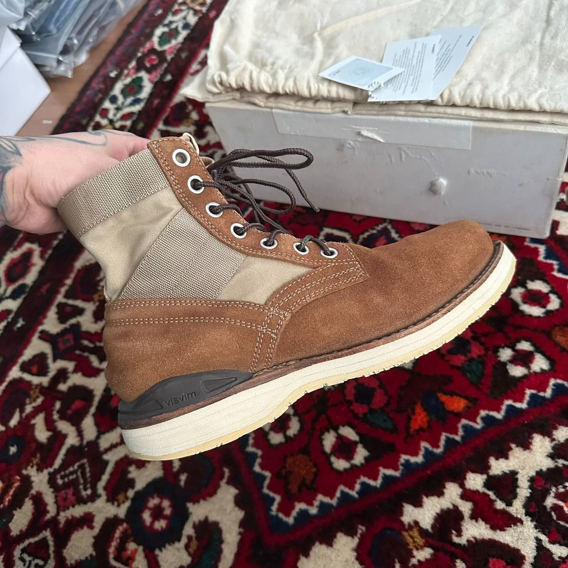 Visvim visvim 18AW 7hole Folk Camel Size US 8.5 / EU 41-42 - 3 Thumbnail