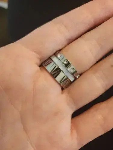 Jewelry (Three Layers Roman Numeral Ring Size 5-11 ) Size ONE SIZE - 4 Thumbnail