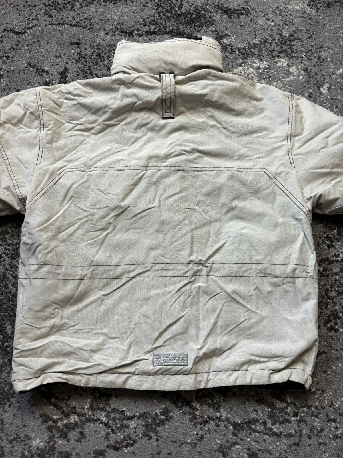 Designer × Japanese Brand × Vintage Vintage y2k nylon Ex10 japanese beige jacket Size S / US 4 / IT 40 - 15 Thumbnail