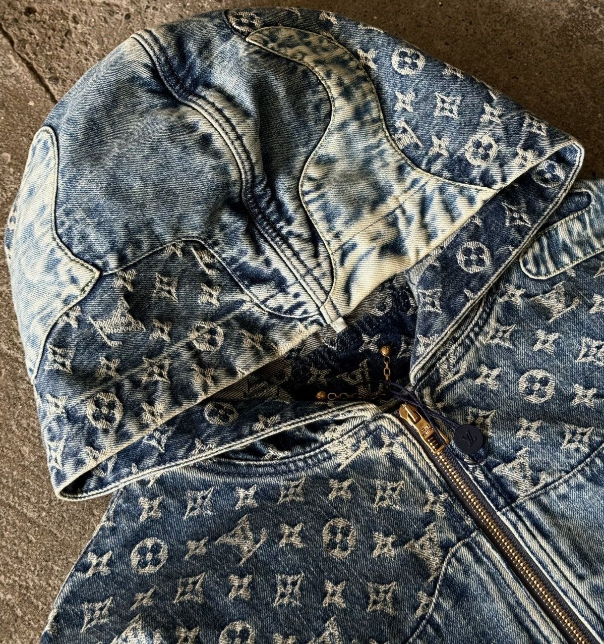 Louis Vuitton Louis Vuitton - Nigo / Virgil Abloh - SS22 - Denim Jacket Size US XL / EU 56 / 4 - 9 Thumbnail