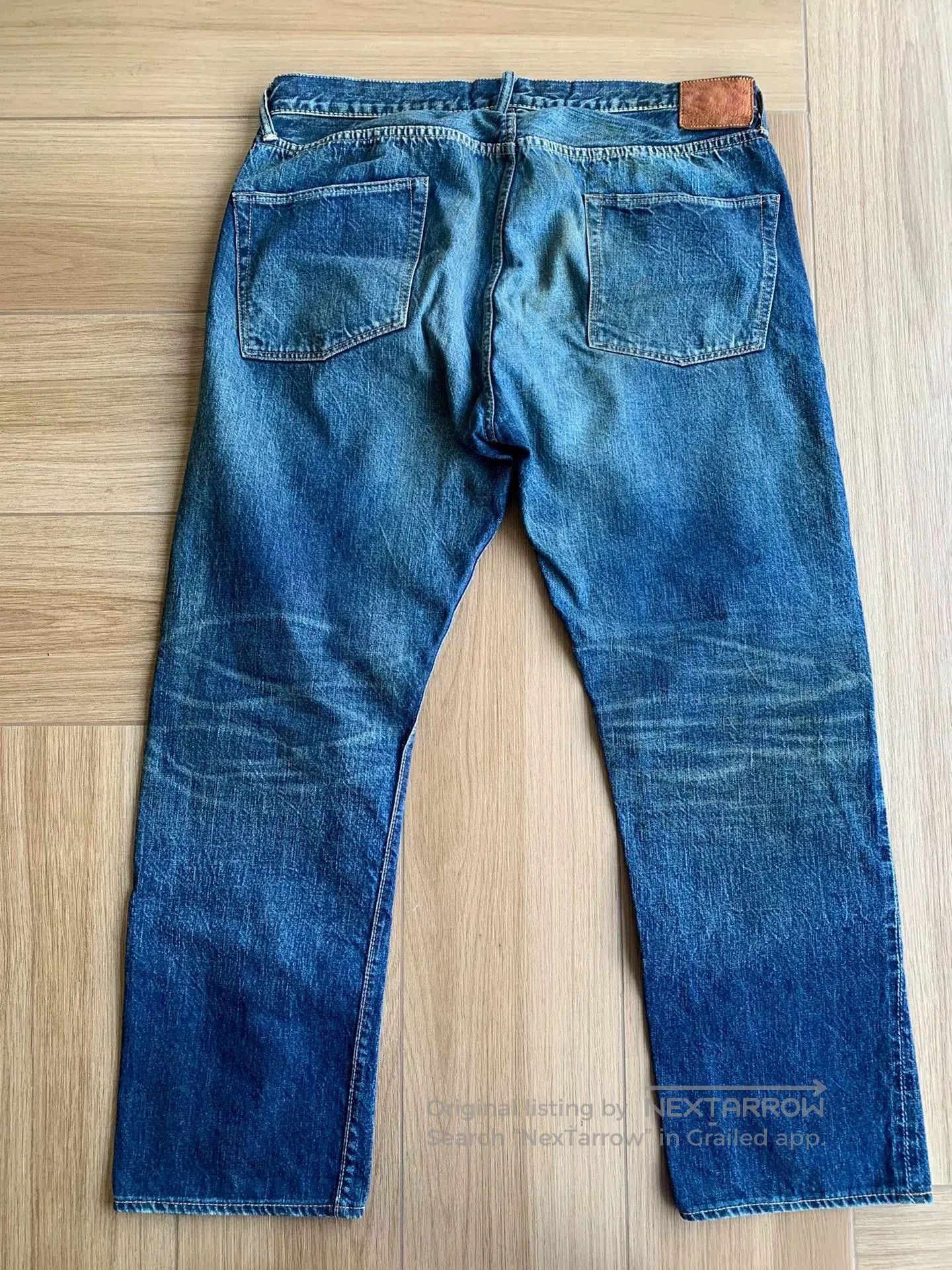 Full Count & Co. badass 13.7oz raw denim jeans limited edition. Size US 40 / EU 56 - 2 Thumbnail