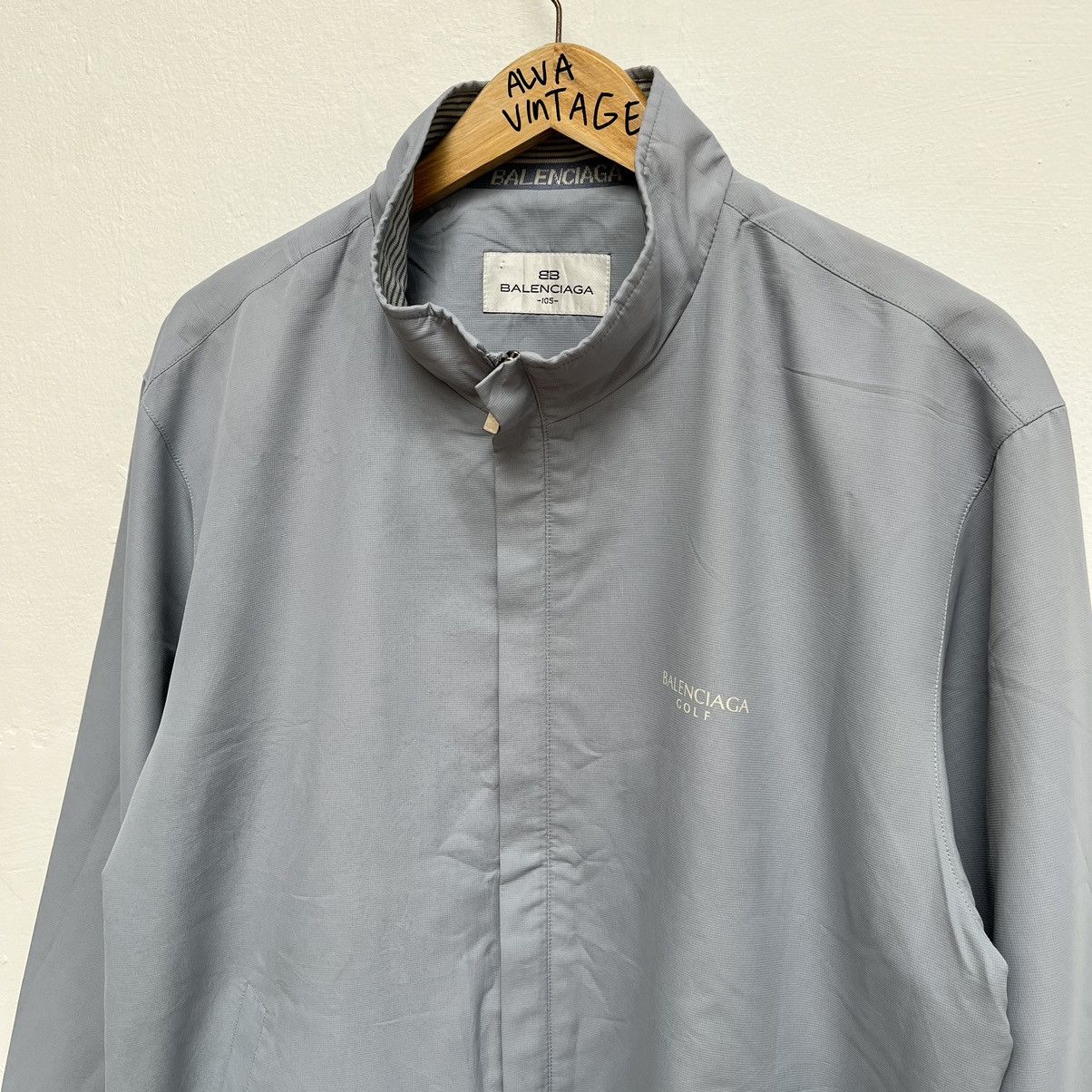 Balenciaga Balenciaga Golf Paris Jacket Script Logo Full Tape Collar Size US XL / EU 56 / 4 - 3 Thumbnail