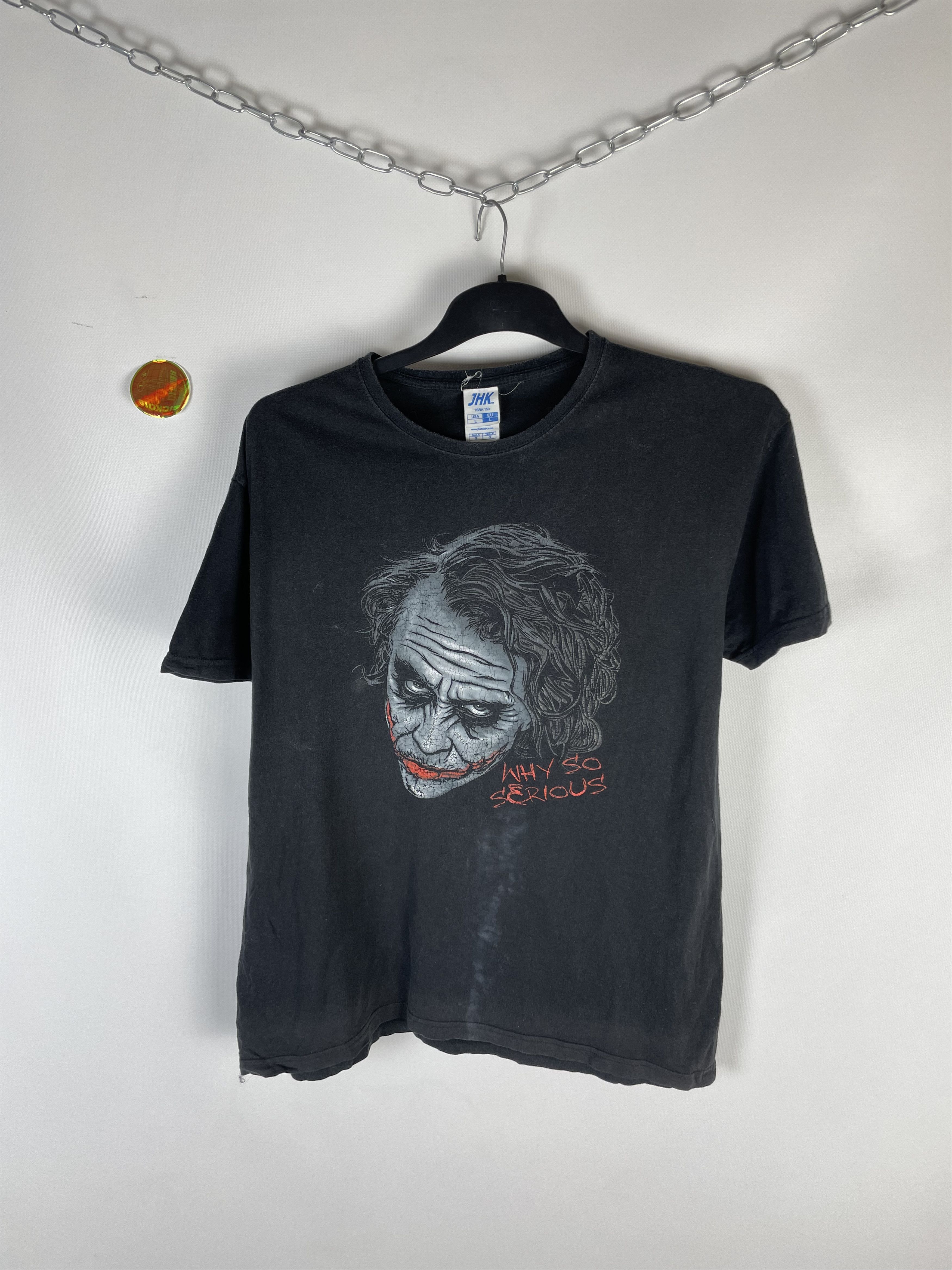 Vintage Dark Knight Joker Tee Y2k Size US L / EU 52-54 / 3 - 2 Thumbnail