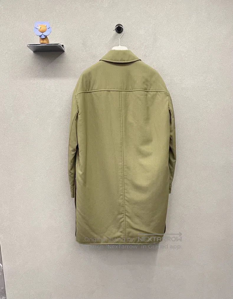 Hermes Hermes Olive Green Mid-Length Zip-Up Jacket Size XXS / US 00 / IT 34 - 2 Thumbnail