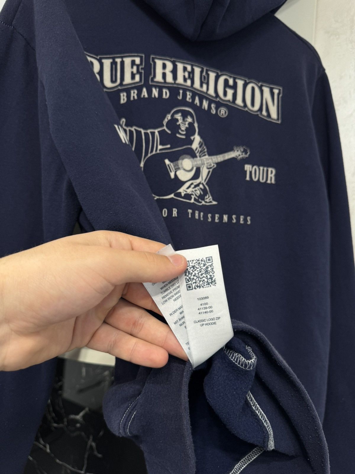 True Religion Vintage 90s True Religion Zip Hoodie LogoSupreme Style Size US L / EU 52-54 / 3 - 6 Thumbnail