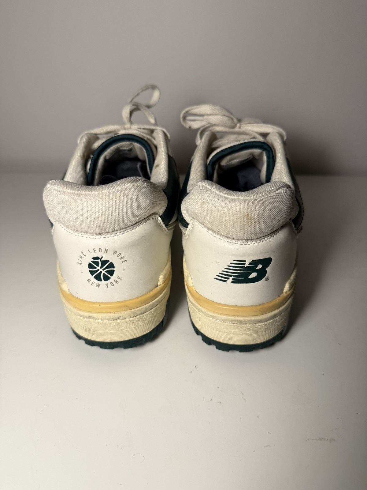 Aime Leon Dore × New Balance Aime Leon Dore New Balance 550. Original. Green/yellow Size US 13 / EU 46 - 3 Thumbnail