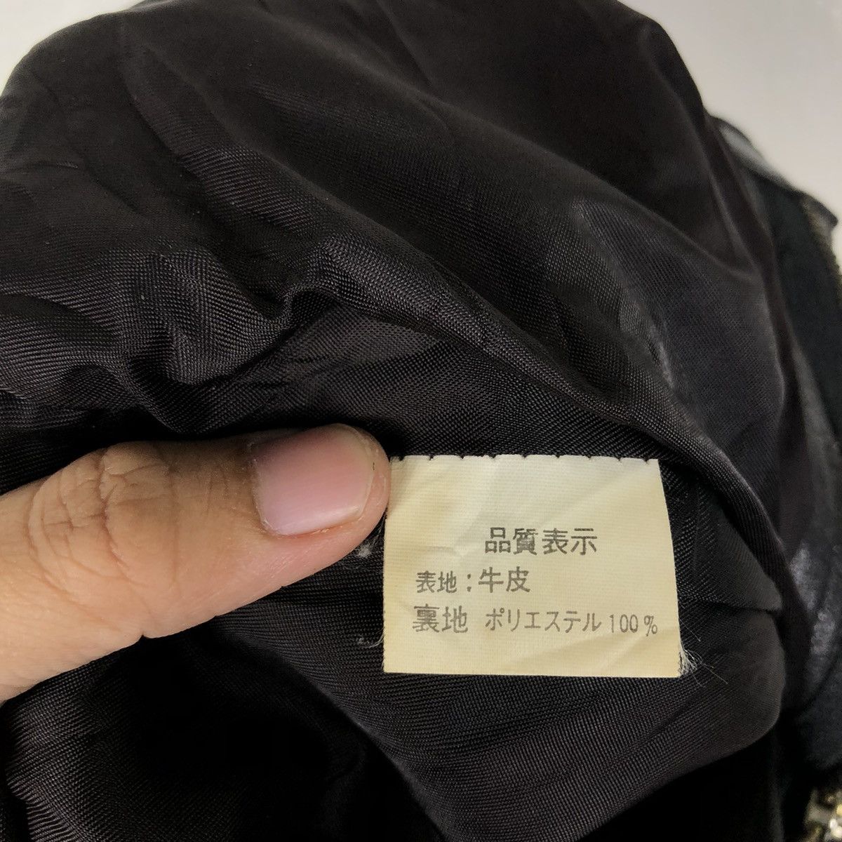 Genuine Leather 📌Vintage Genuine Leather Pants Biker Agnes B. Size US 30 / EU 46 - 17 Thumbnail