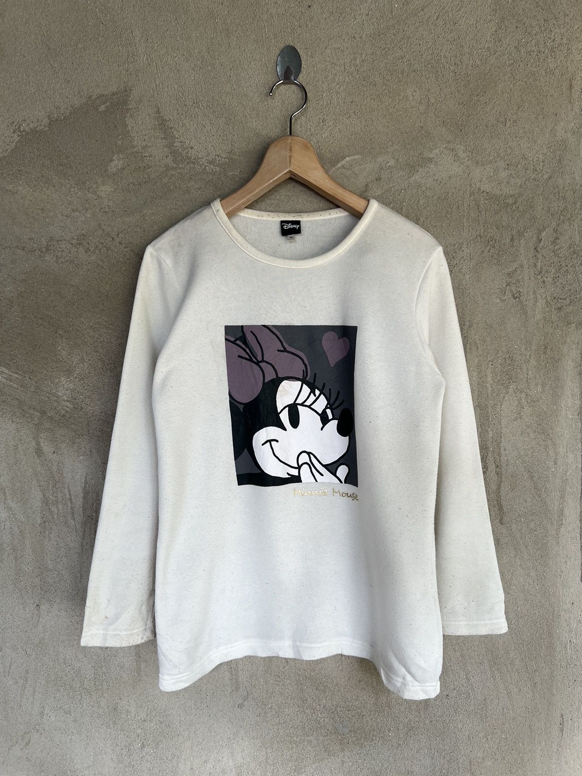 Disney × Mickey Mouse Vintage Minnie Mouse Sweatshirt Size M / US 6-8 / IT 42-44 - 2 Thumbnail