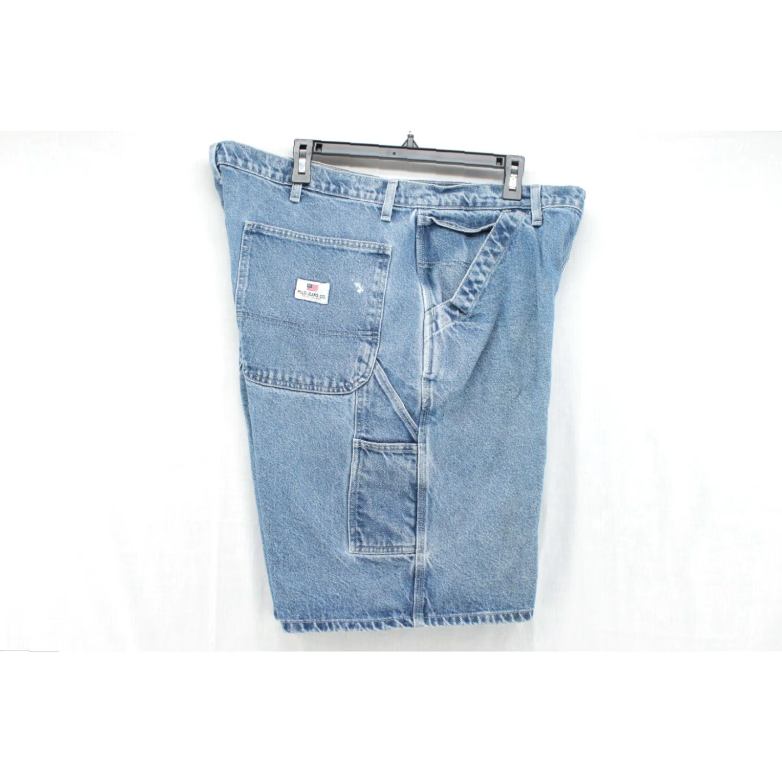 Ralph Lauren VINTAGE Ralph Lauren Polo Jeans Co. Denim Carpenter Shorts Mens 40 Baggy 90s Y2K Blue Denim Shorts Size US L / EU 52-54 / 3 - 4 Thumbnail