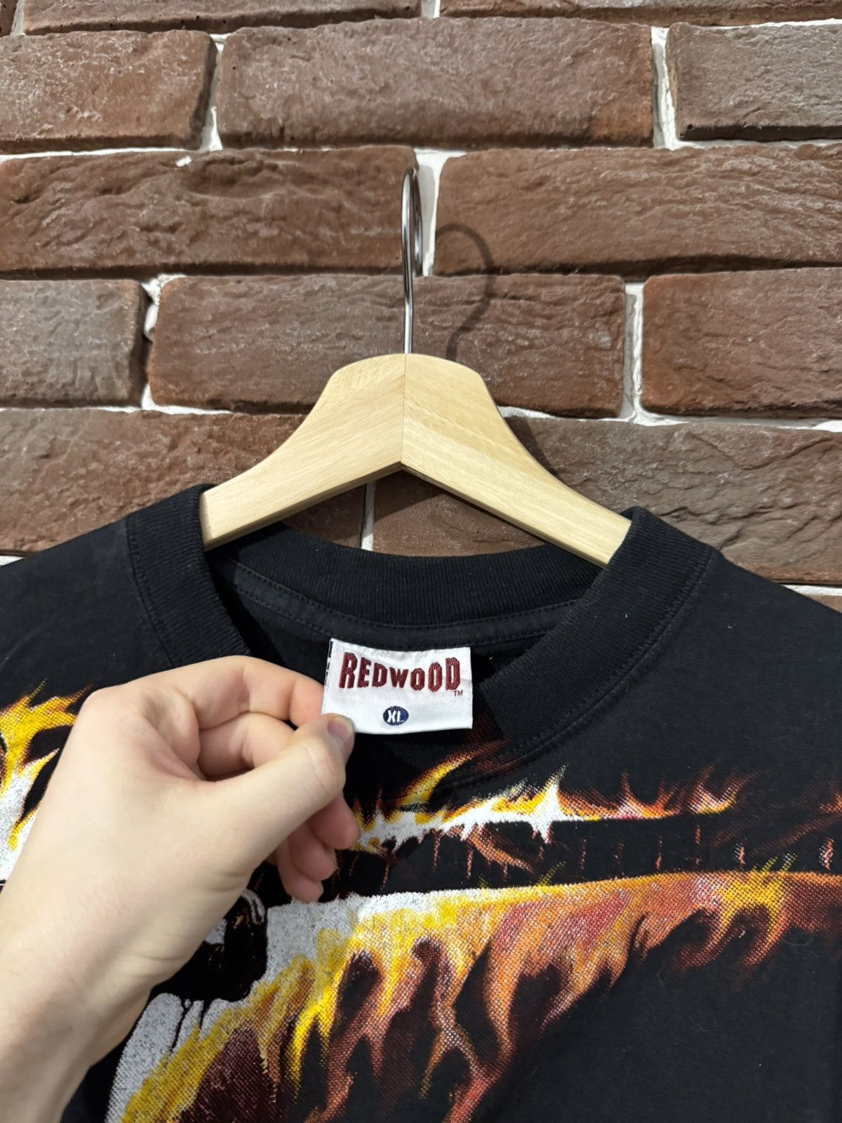 Band Tees RARE VINTAGE MANOWAR 90s Hell Stage METAL T-SHIRT BAND GRAIL Size US XL / EU 56 / 4 - 5 Thumbnail